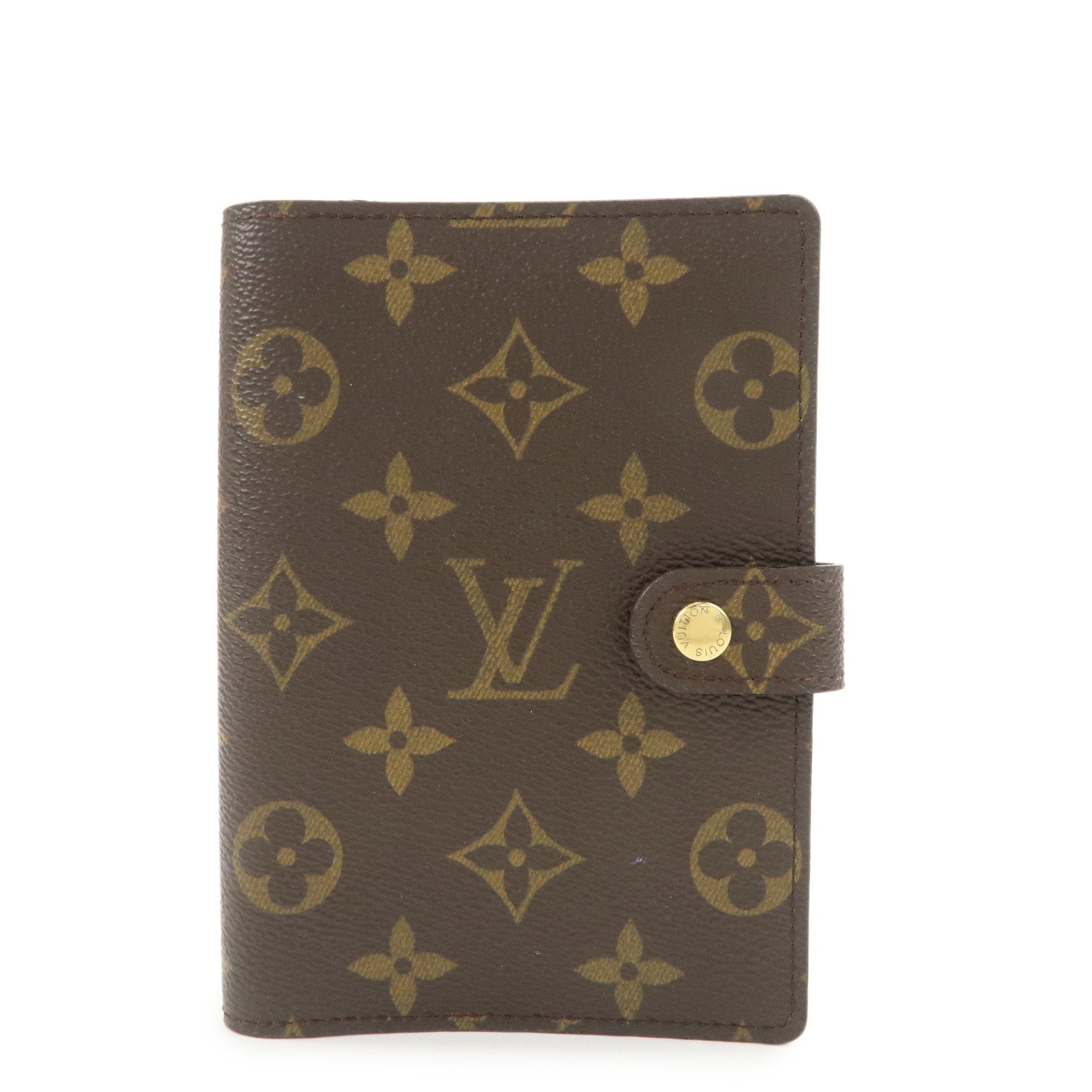 Louis Vuitton Monogram Agenda PM Planner Cover Brown R20005