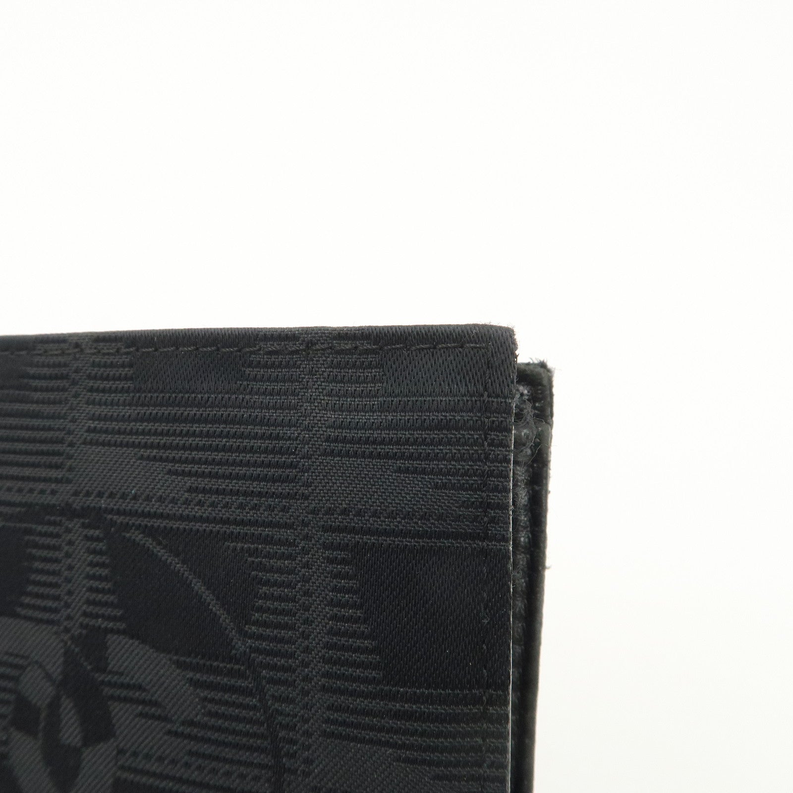 CHANEL New Travel Line Nylon Bi-fold Wallet Black