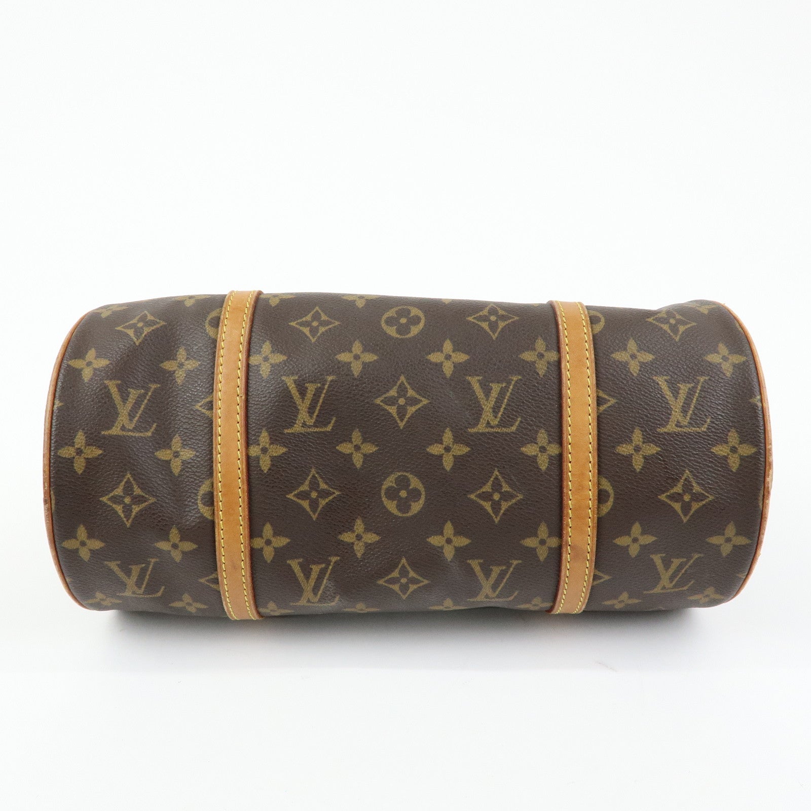 Louis Vuitton Monogram Papillon 30 Hand Bag Brown M51385