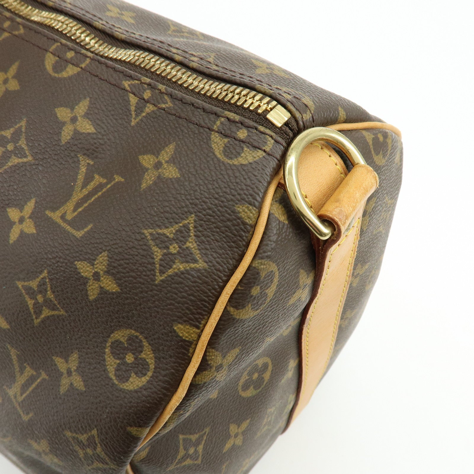 Louis Vuitton Monogram Keep All Bandouliere 50 Boston Bag M41416