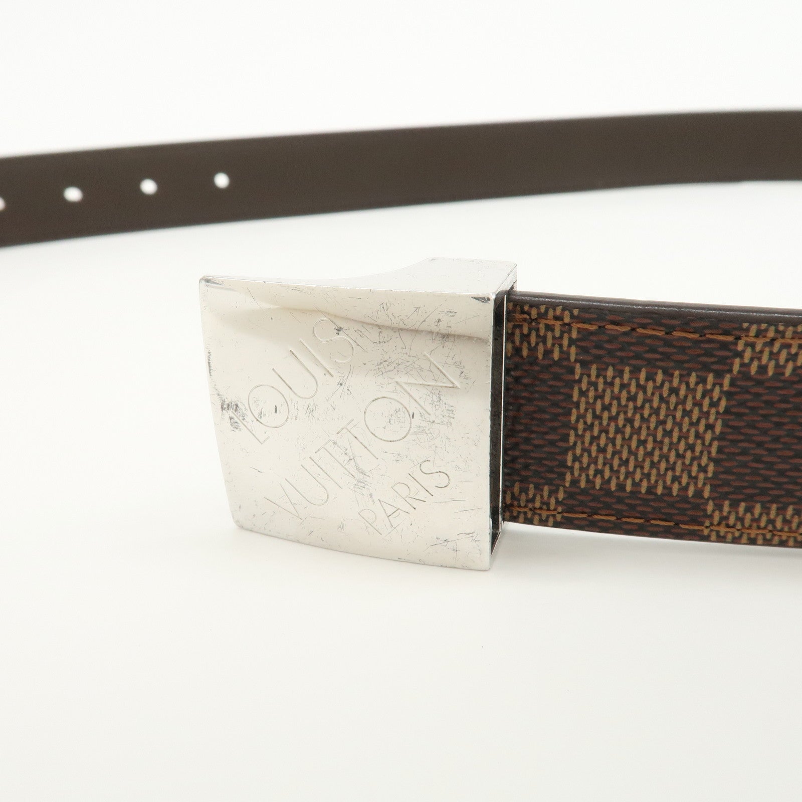Louis Vuitton Damier Canvas Ceinture Carree Damier Ebene N6803