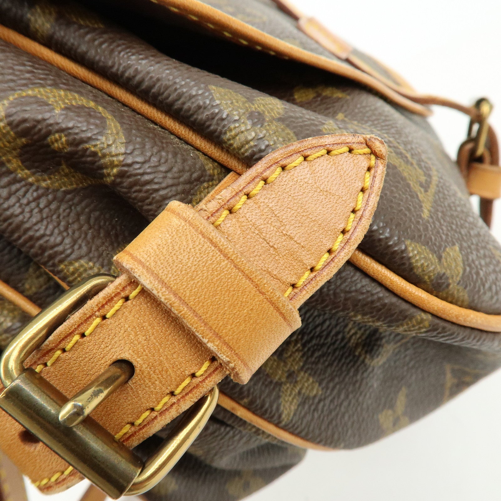 Louis Vuitton Monogram Saumur 30 Canvas Shoulder Bag Brown M42256