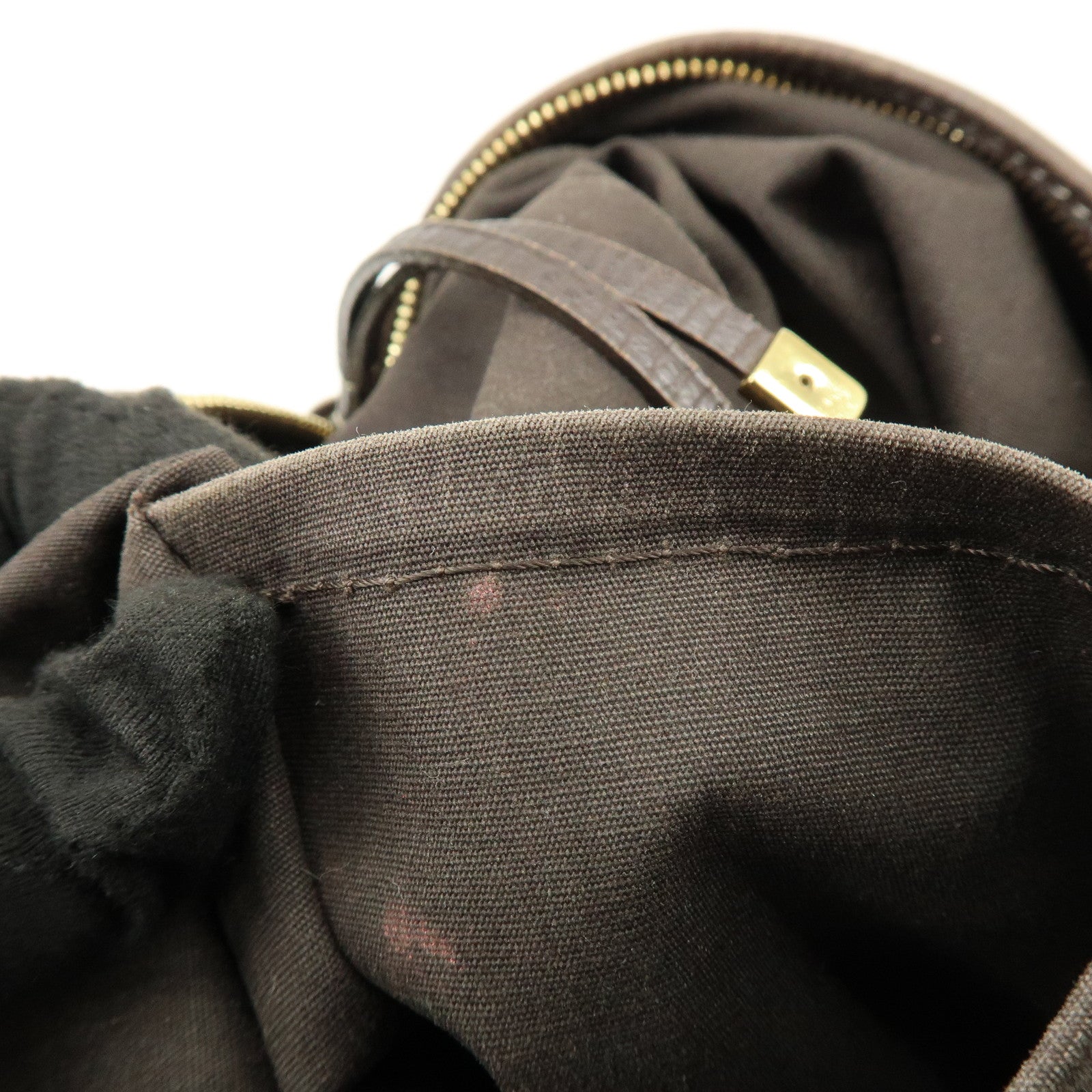 Louis Vuitton Monogram Mini Lin Manon MM Shoulder Bag Ebene M95619