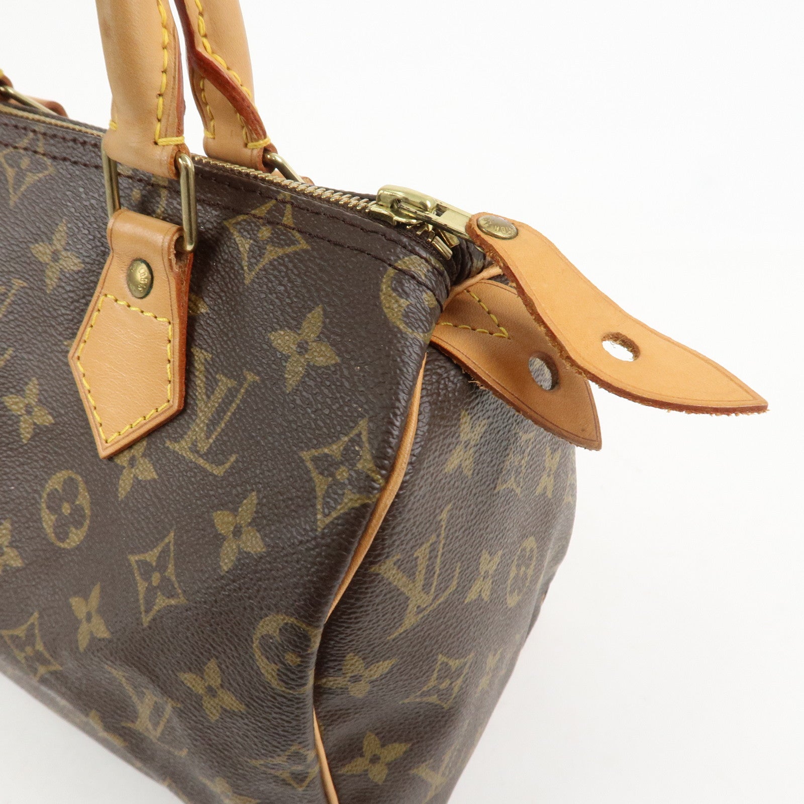 Louis Vuitton Monogram Speedy 25 Boston Bag Hand Bag Brown M41528