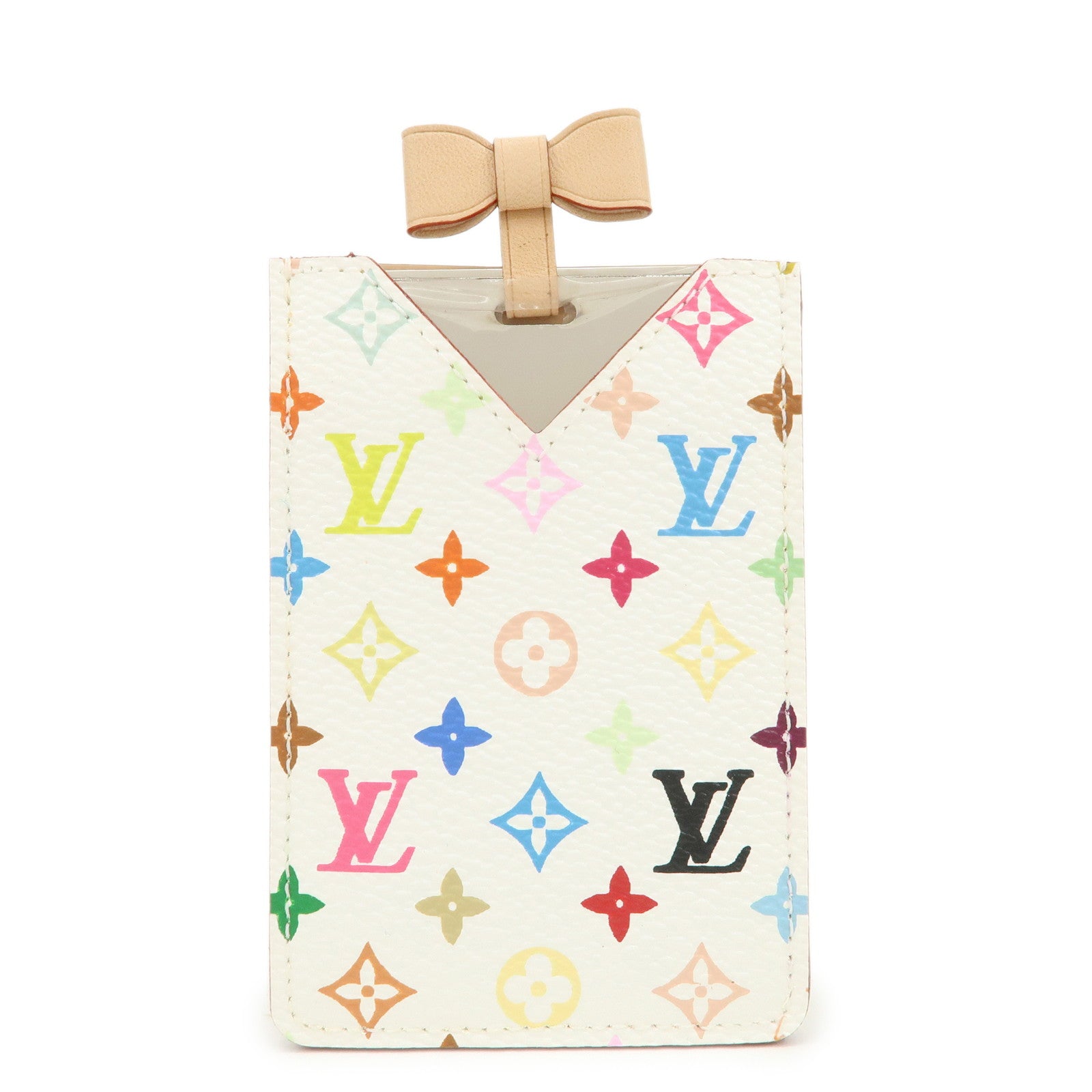 Louis Vuitton Monogram Etui Miroir Multicolor Blanc M92651