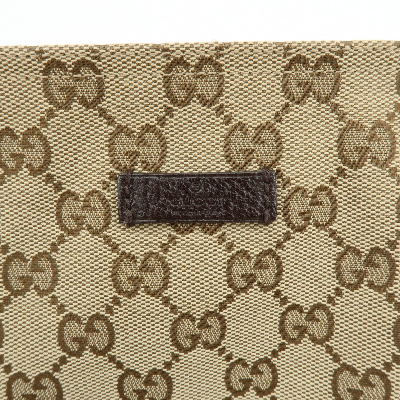 GUCCI Sherry GG Canvas Leather Shoulder Crossbody Bag 189749