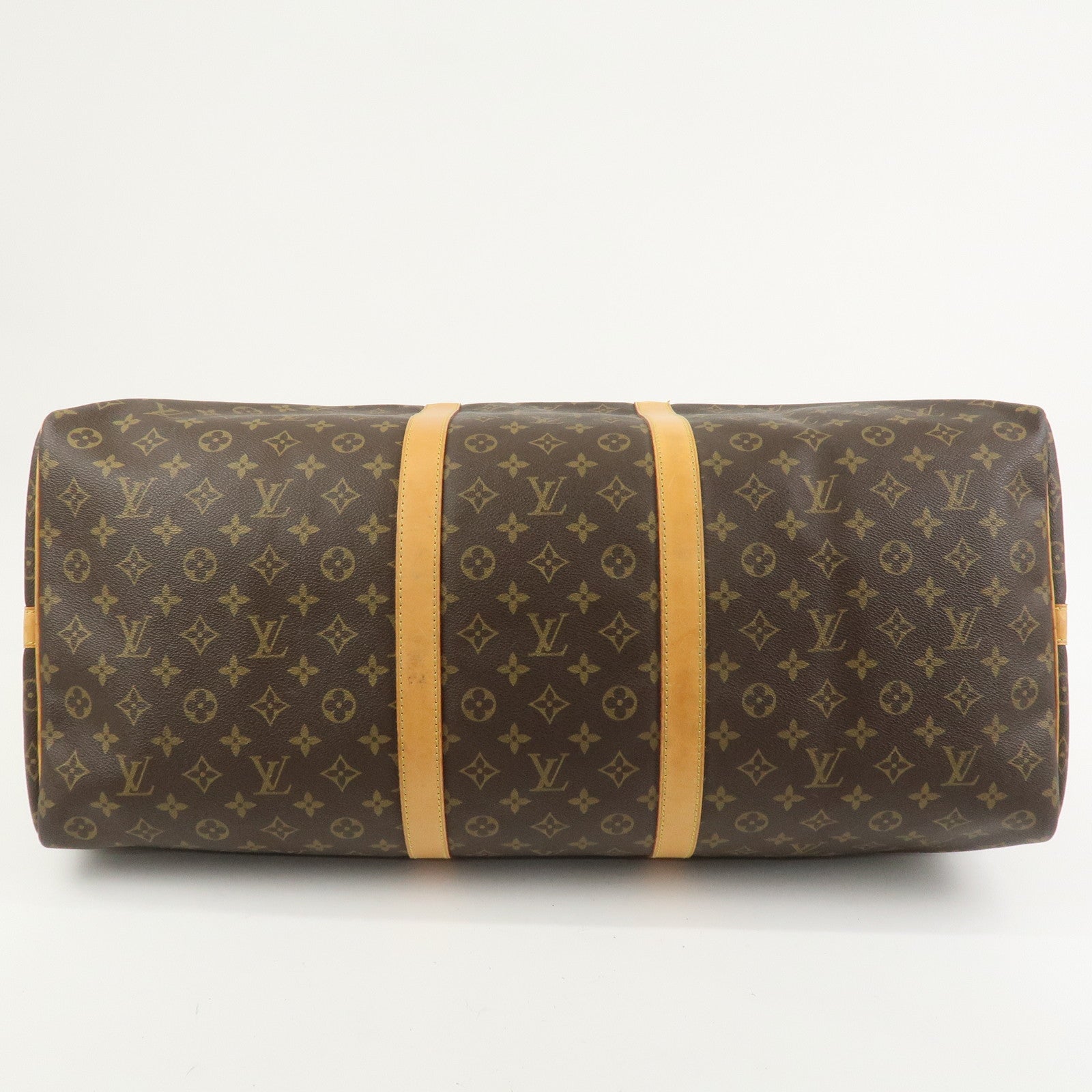 Louis Vuitton Monogram Keep All 60 Boston Bag Brown M41422