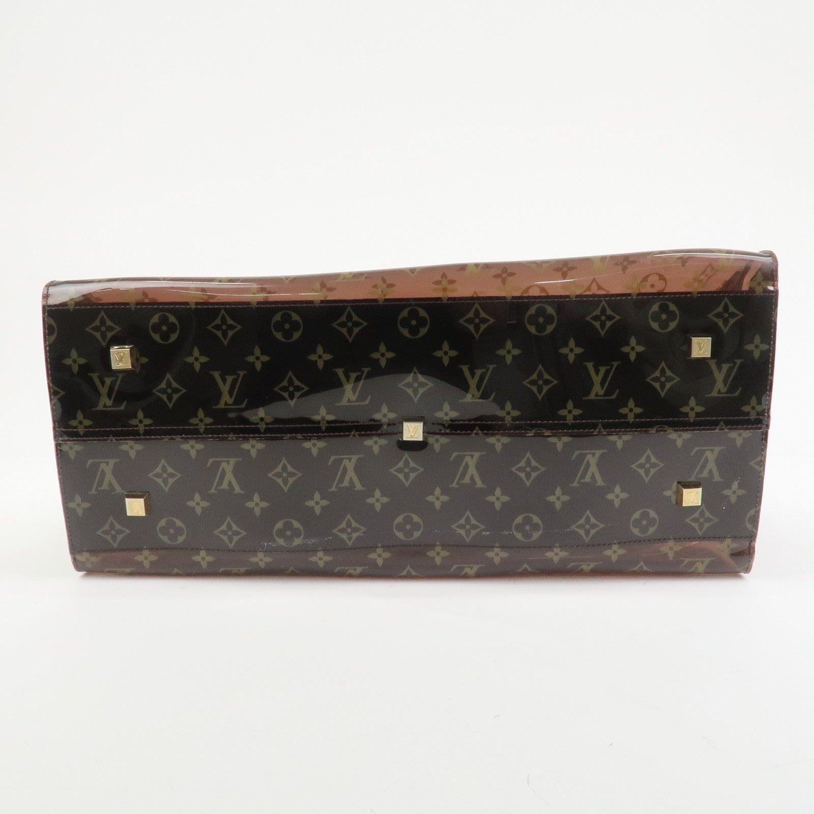 Louis Vuitton Monogram Cabas Cruise Vinyl Tote Bag Brown M50500