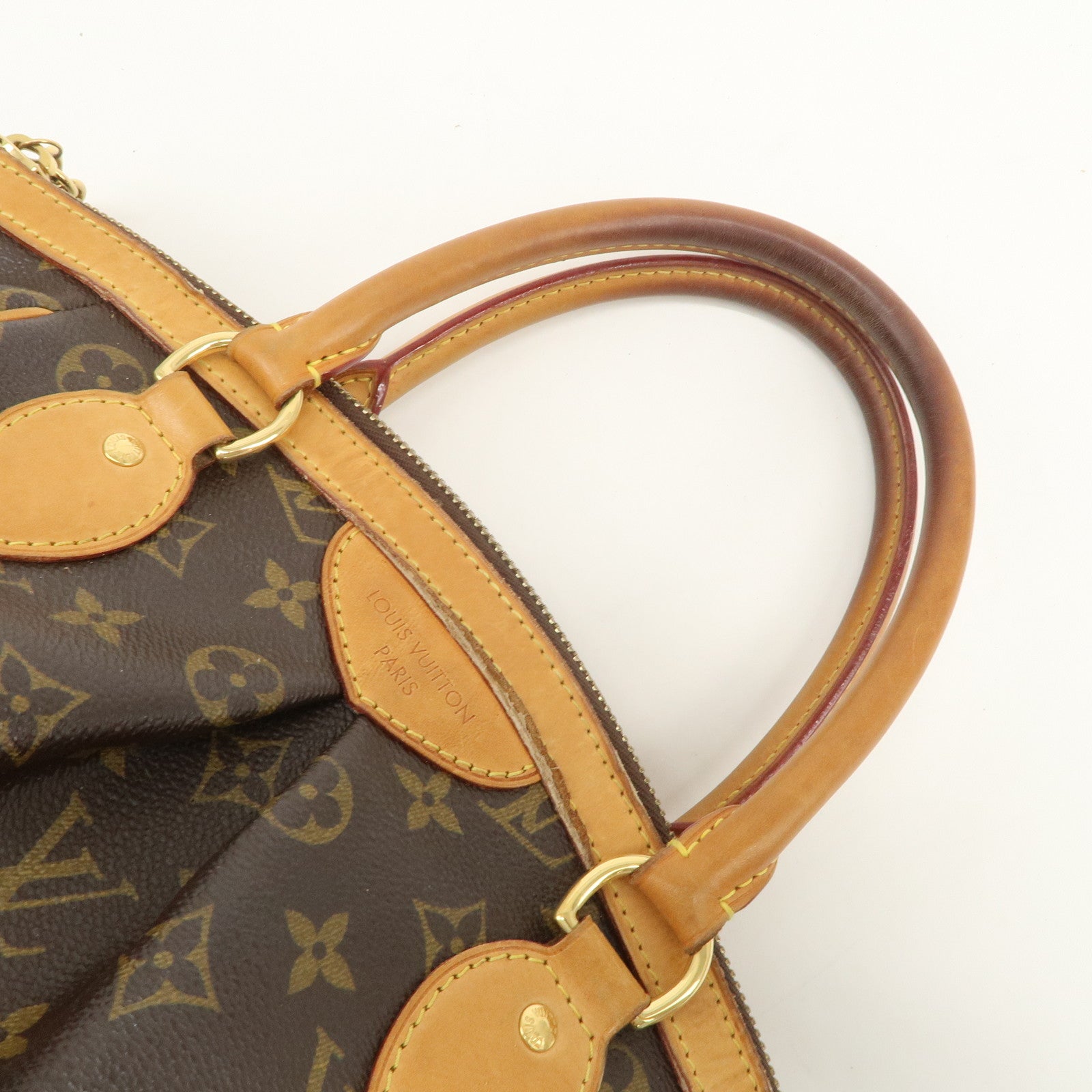 Louis Vuitton Monogram Tivoli PM Hand Bag Shoulder Bag Brown M40143