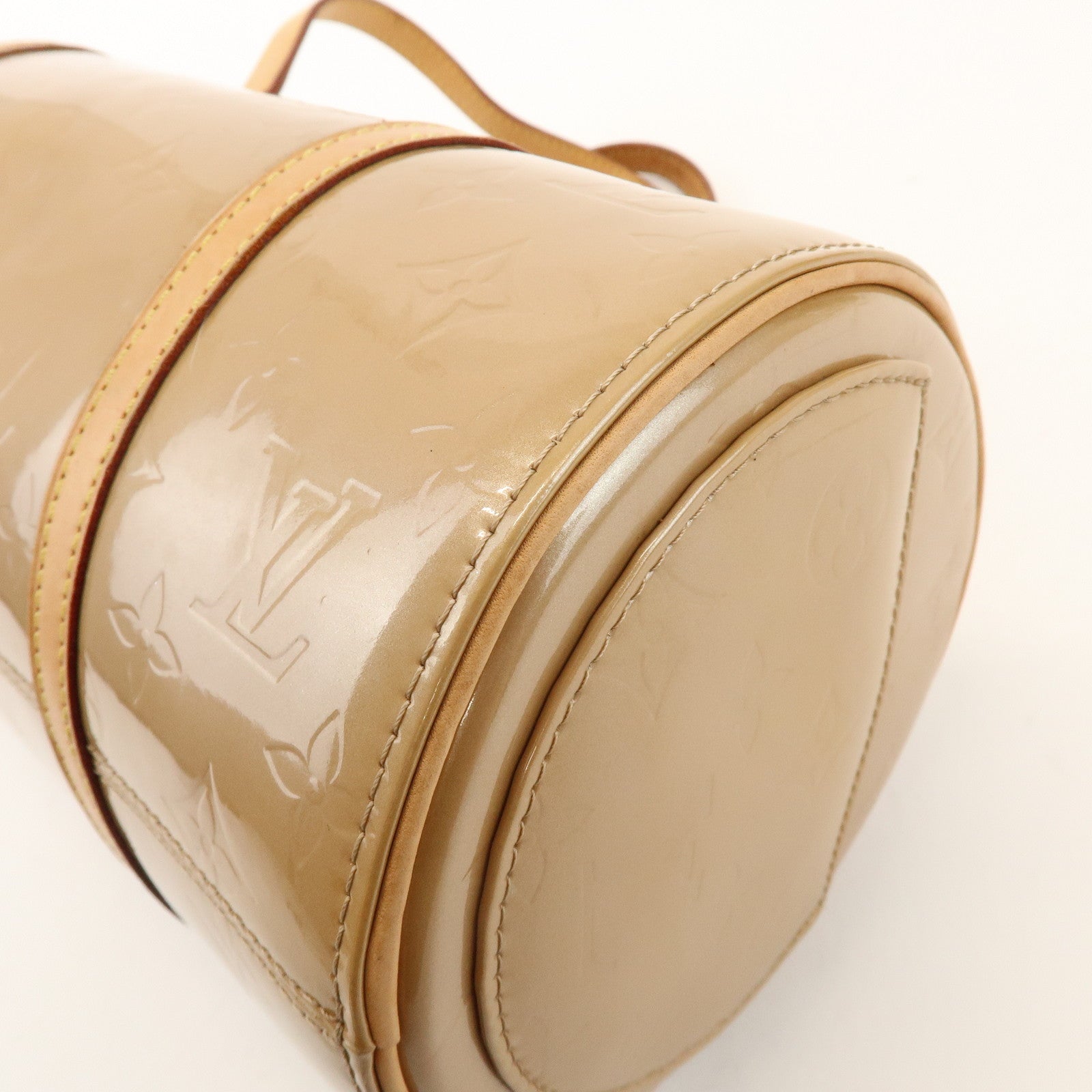 Louis Vuitton Monogram Vernis Bedford Hand Bag Noisette M91329