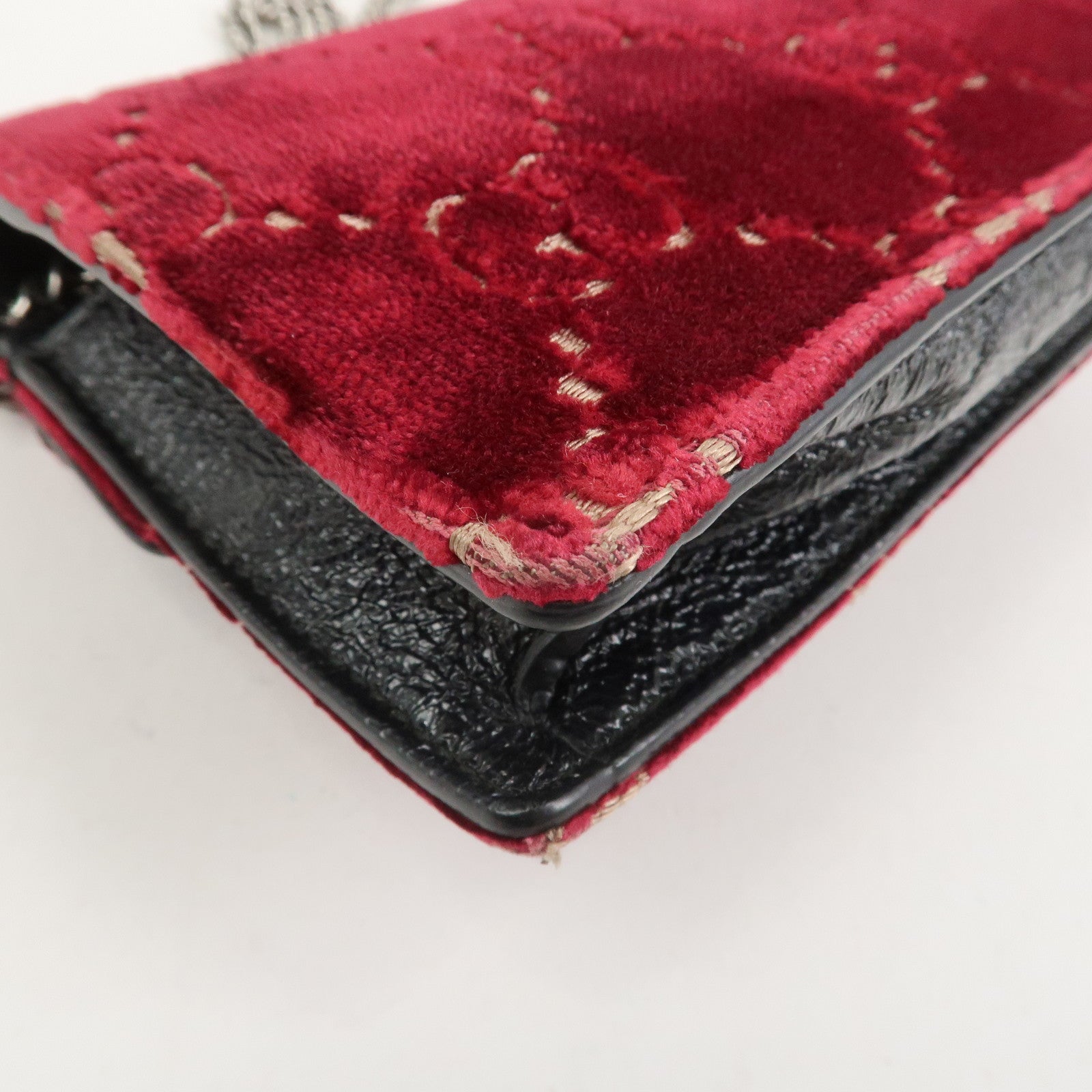 GUCCI Dionysus Super Mini Bag Leather Chain Shoulder Bag 476432