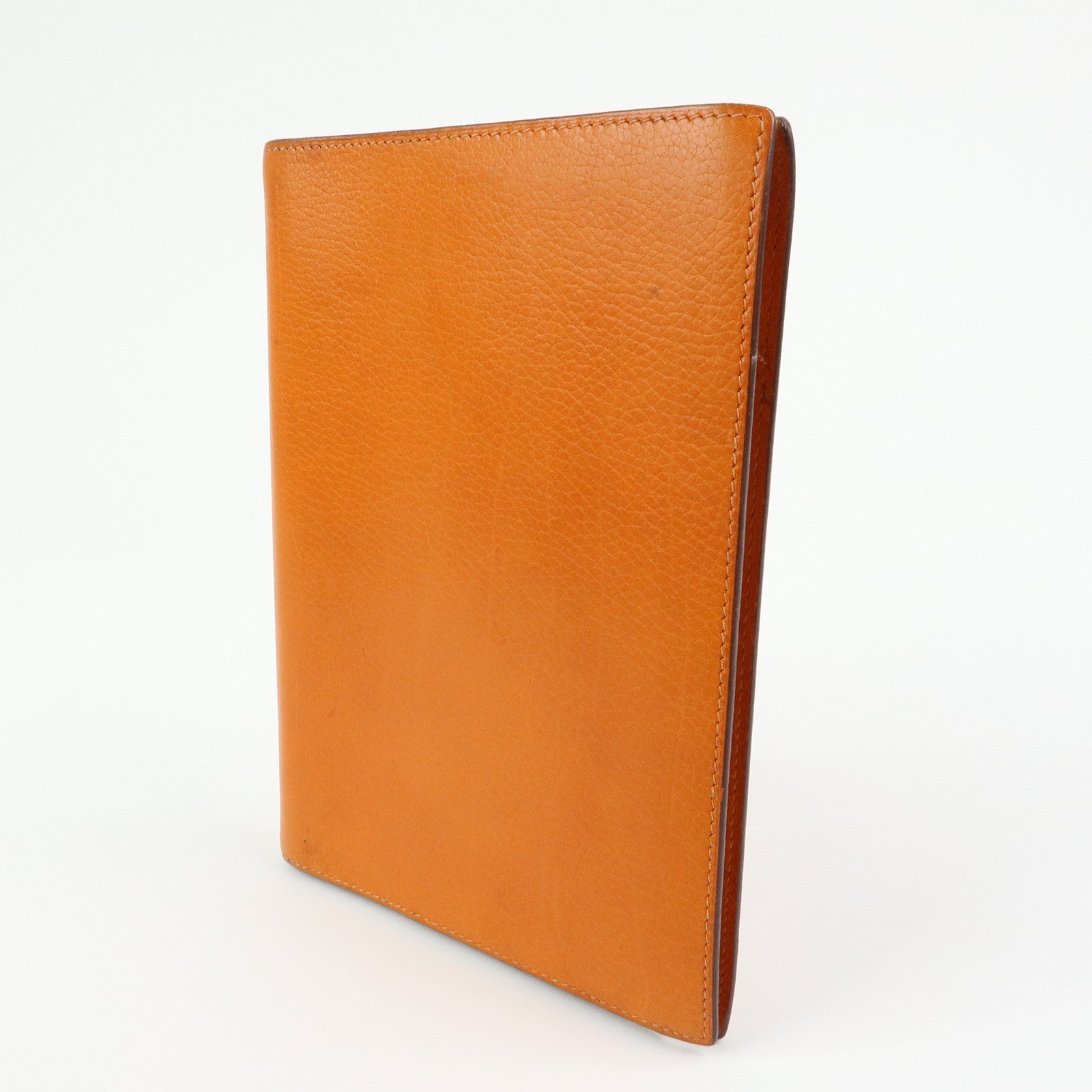 HERMES Togo Leather Agenda Cover Planner Cover □I Stamped Orange