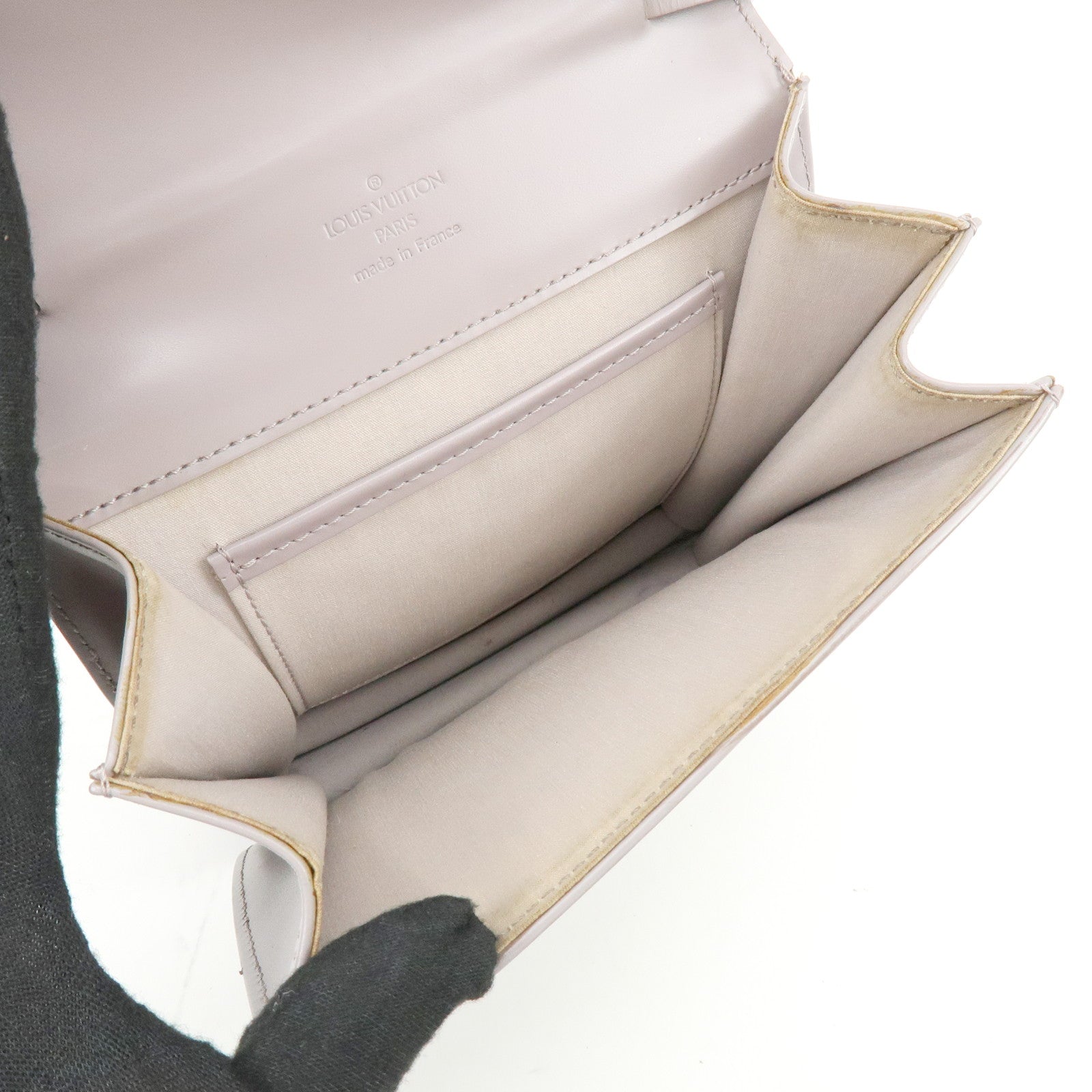 Louis Vuitton Epi Biarritz Leather Shoulder Bag Pepper M5293C