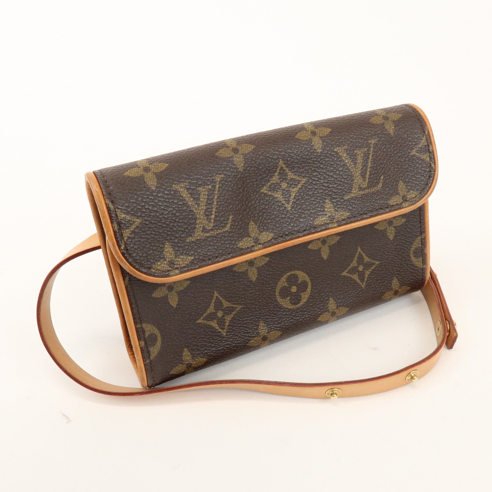 Louis Vuitton Monogram Pochette Florentine Waist Bag Belt M51855