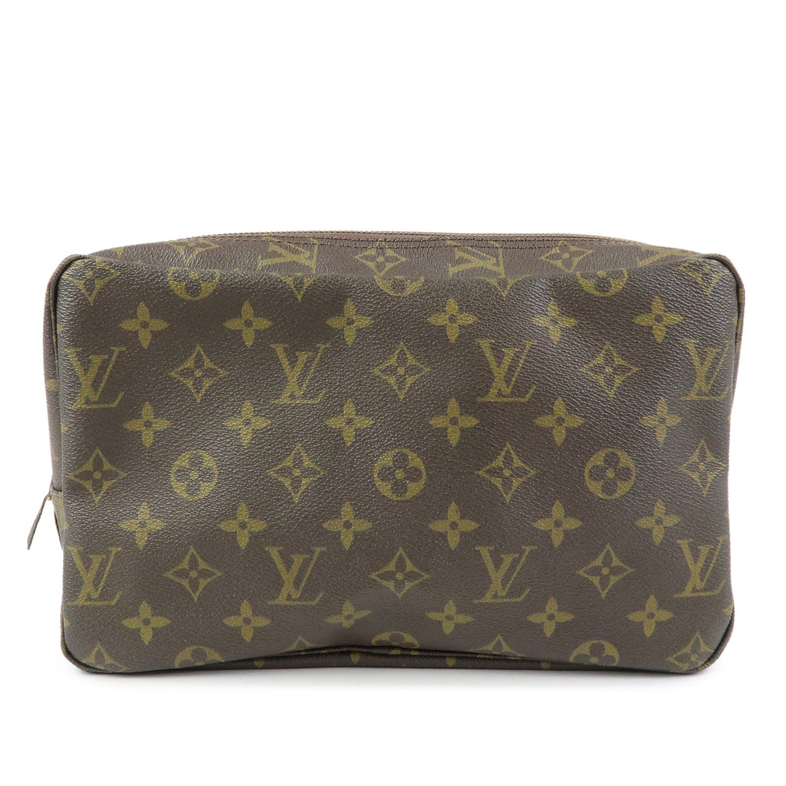 Louis Vuitton Monogram Trousse Toilette 27 Pouch Brown M47522