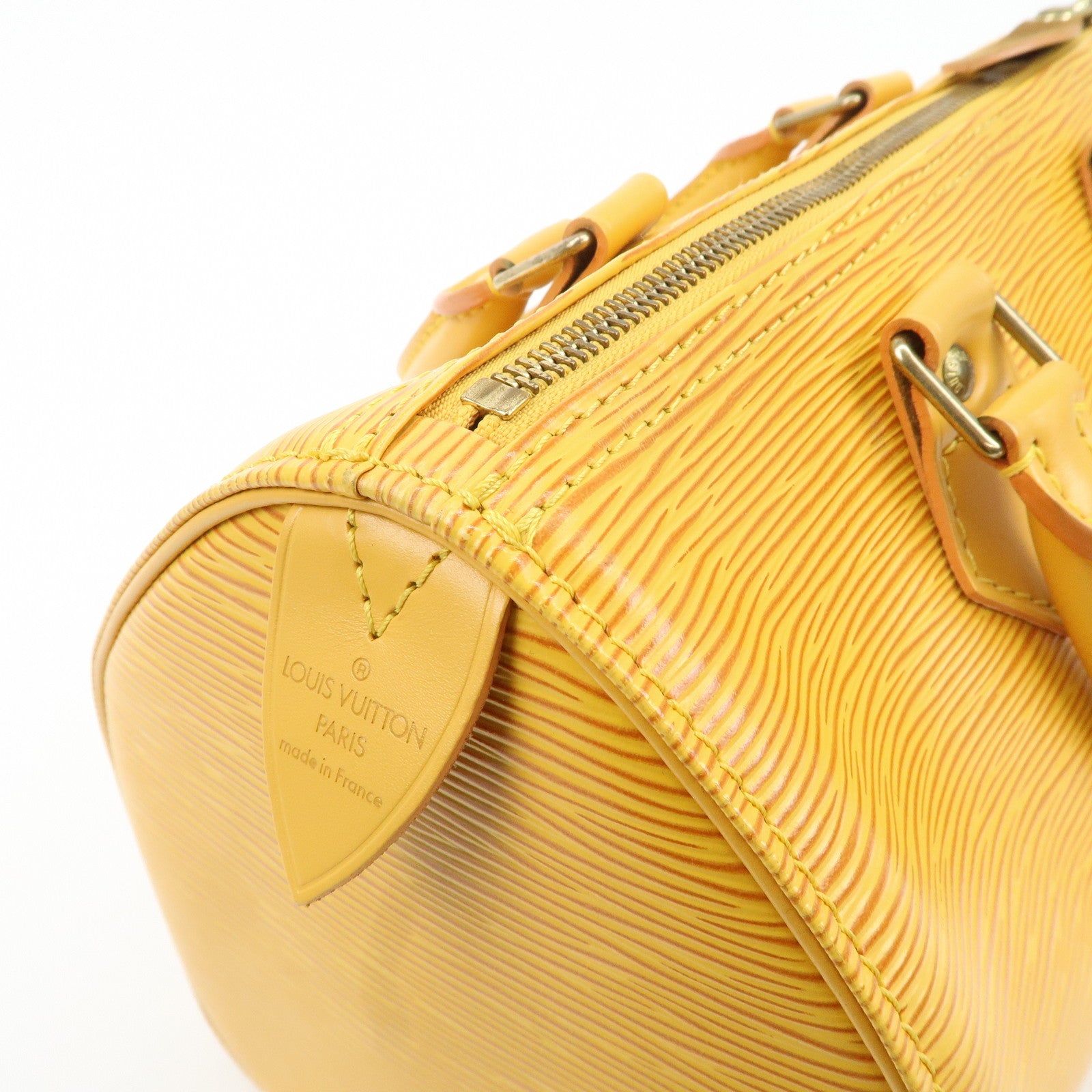 Louis Vuitton Epi Speedy 25 Boston Bag Hand Bag Yellow M43019