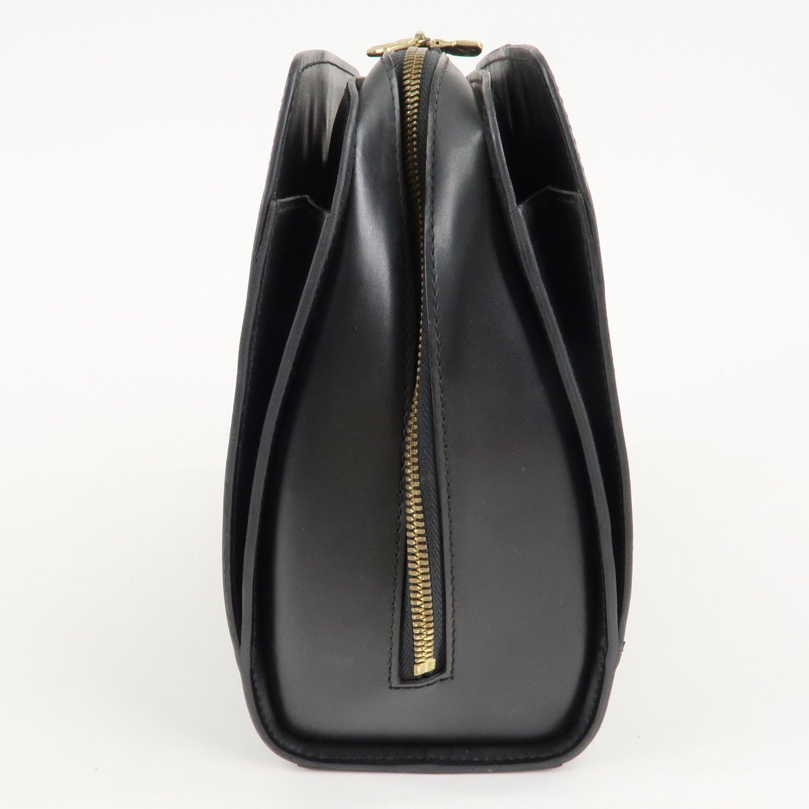Louis Vuitton Epi Pont Neuf Hand Bag Gold HDW Noir M52052 Used
