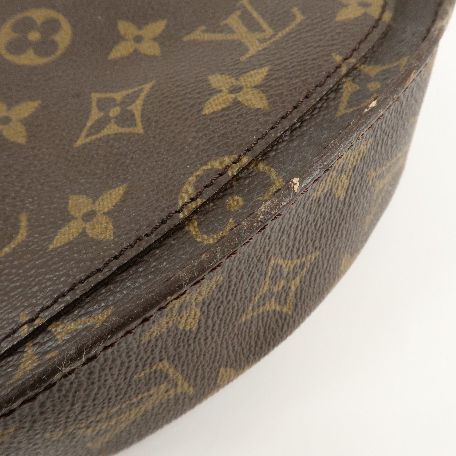 Louis Vuitton Monogram Saint Cloud MM Shoulder Bag Brown M51243