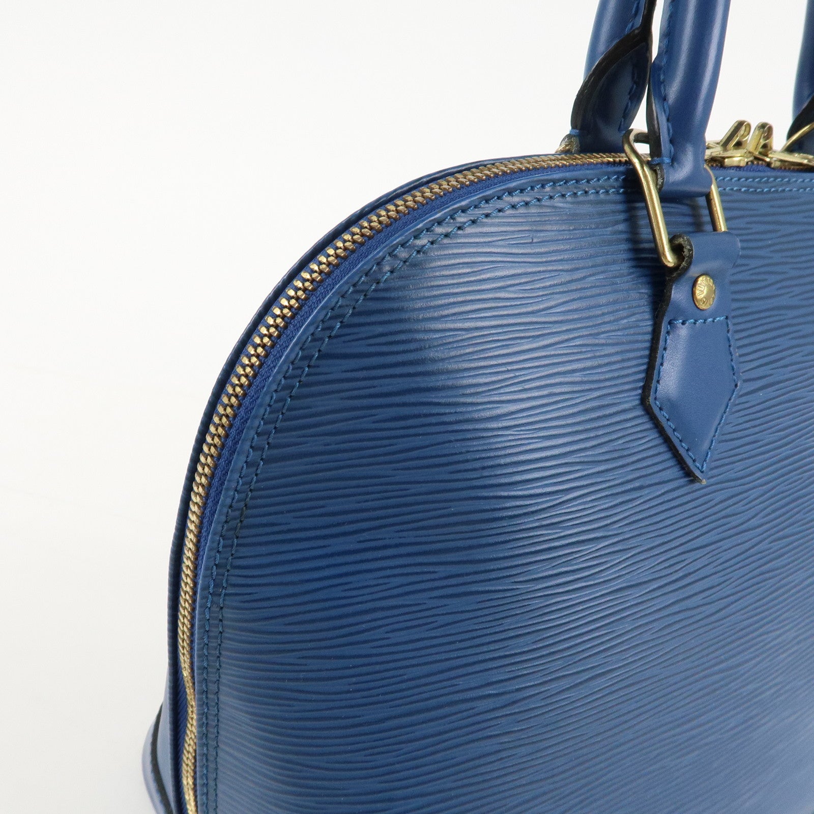Louis Vuitton Epi Alma Hand Bag Toledo Blue M52145 Used