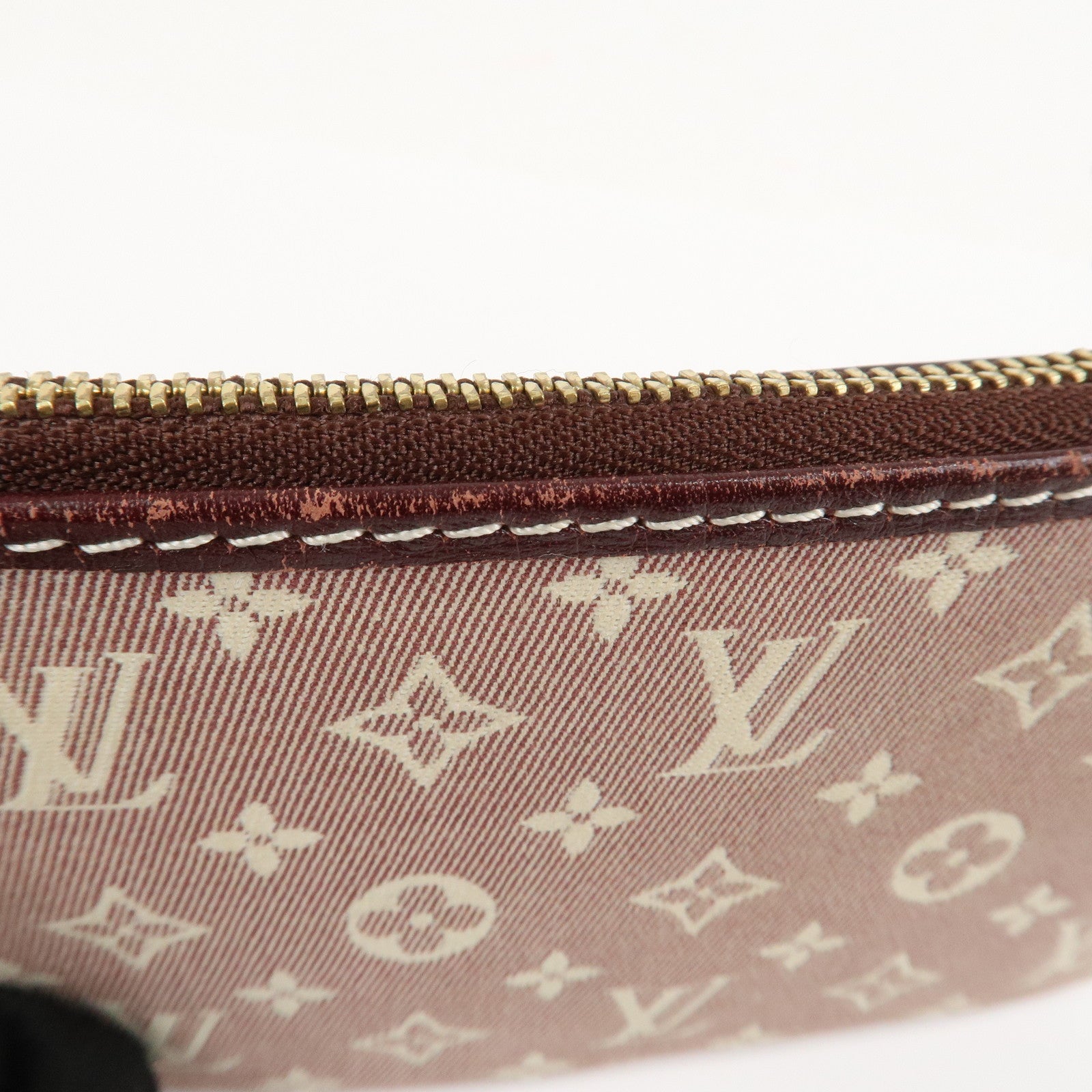 Louis Vuitton Monogram Idylle Pochette Cles Coin Case Sepia M62995