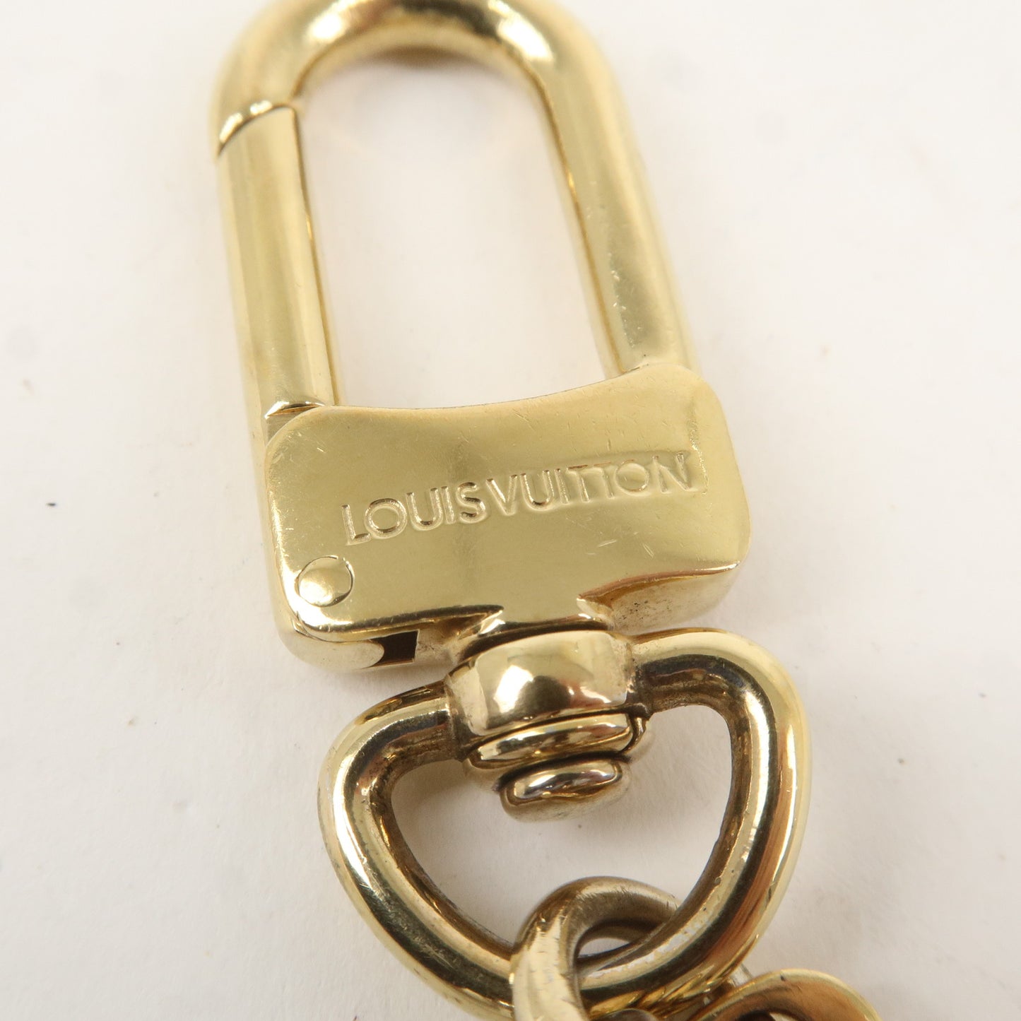 Louis Vuitton Porte Cles Cadena Bag Charm Key Charm Gold M60073