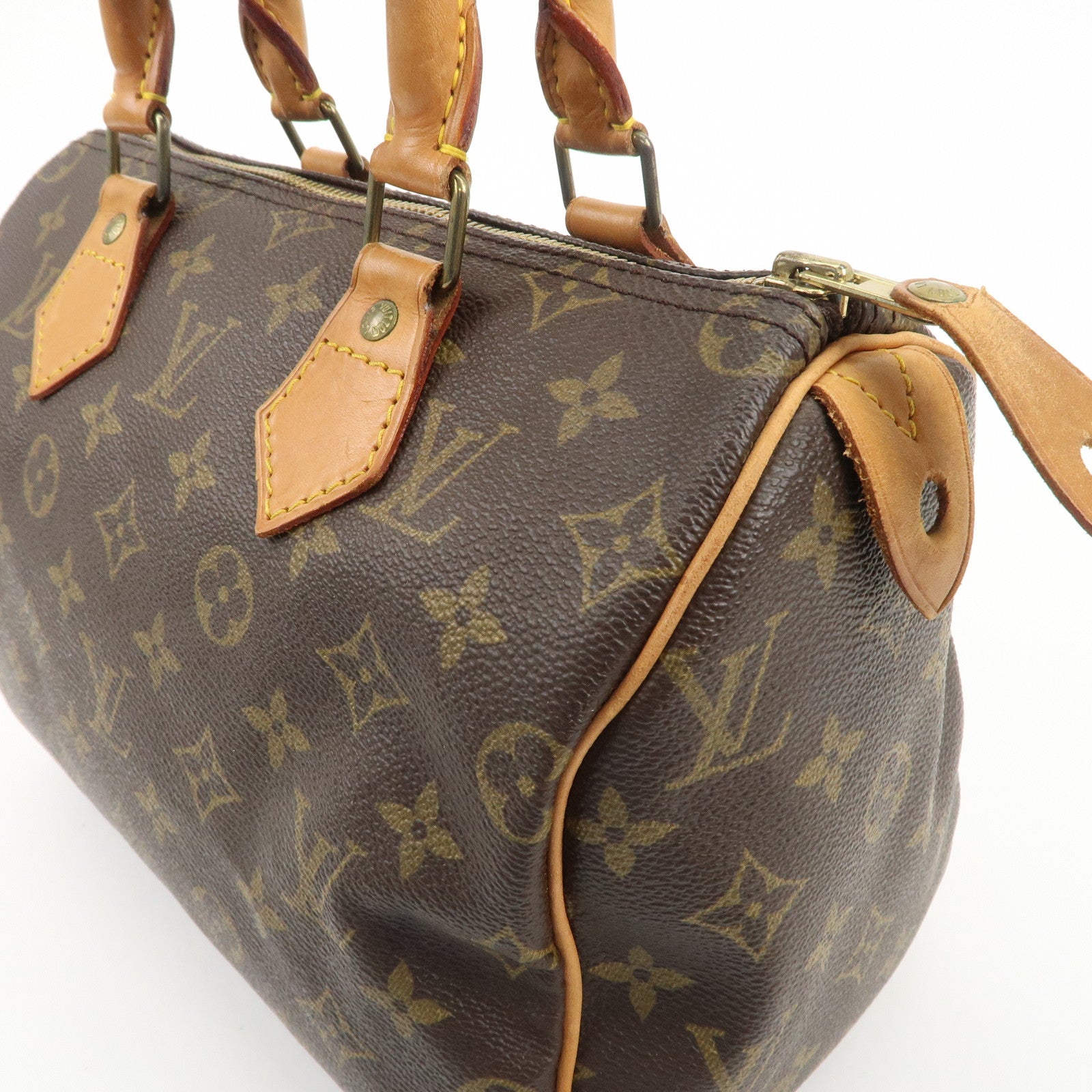 Louis Vuitton Monogram Speedy 25 Hand Bag Boston Bag M41528