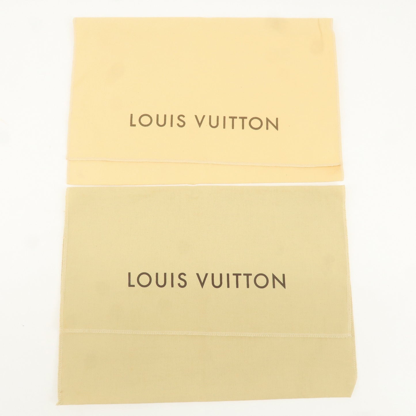 Louis Vuitton Set of 10 Dust bag Flap Type Beige