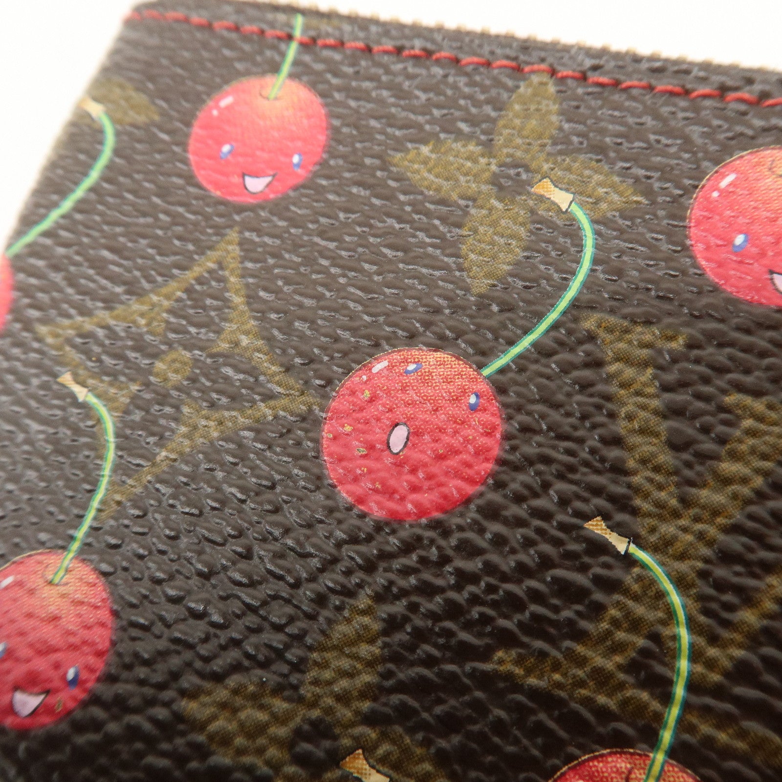 Louis Vuitton Murakami Cherry Pochette Cles Coin Case M95042