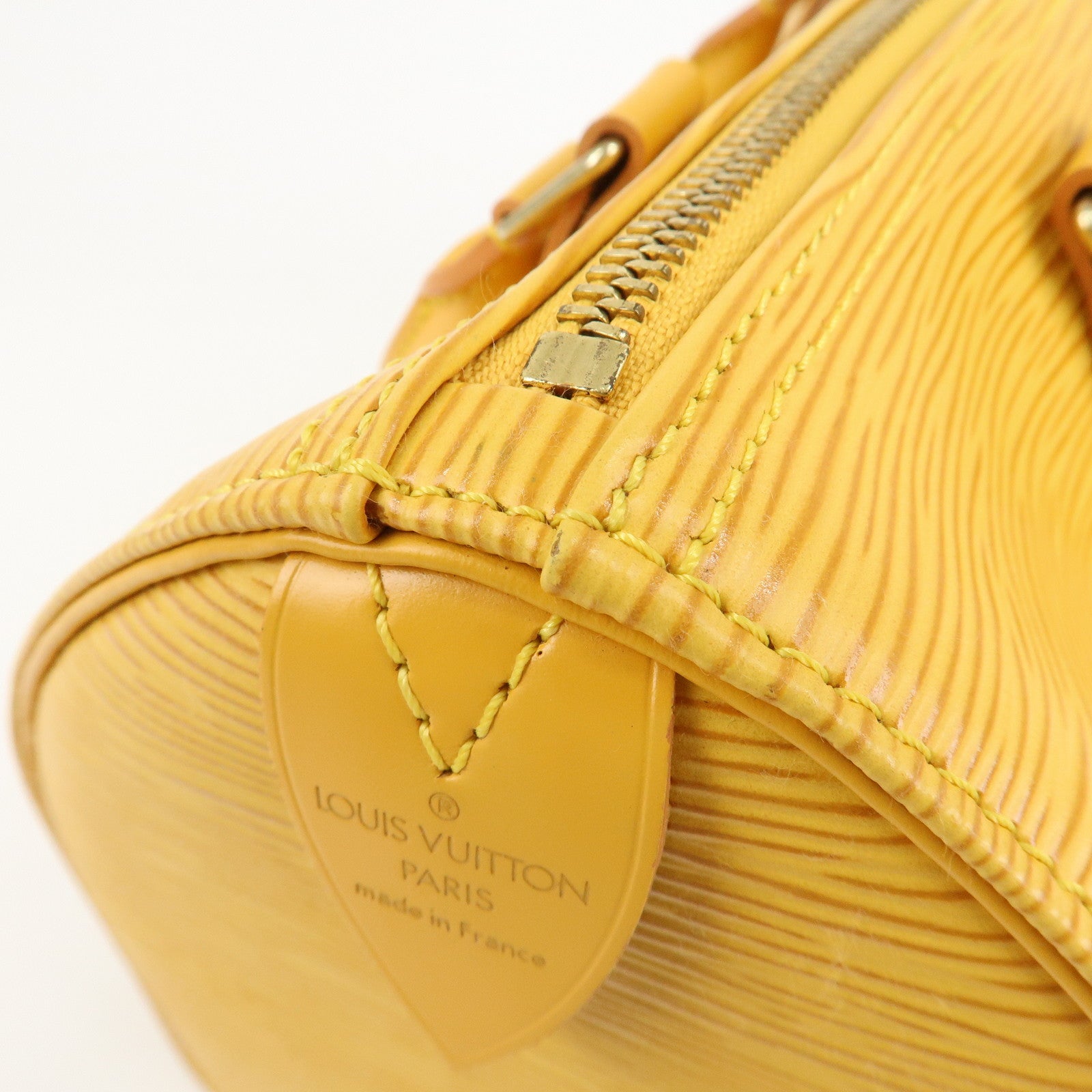 Louis Vuitton Epi Speedy 25 Boston Bag Hand Bag Yellow M43019