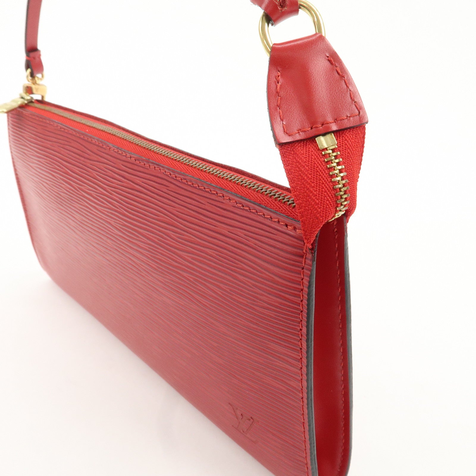 Louis Vuitton Epi Pochette Accessoire Hand Bag Red M40776