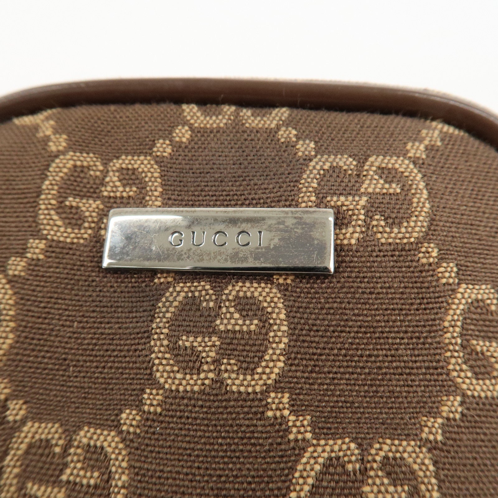 GUCCI GG Canvas Cigarette case Brown Beige 030.1675 002404 Used