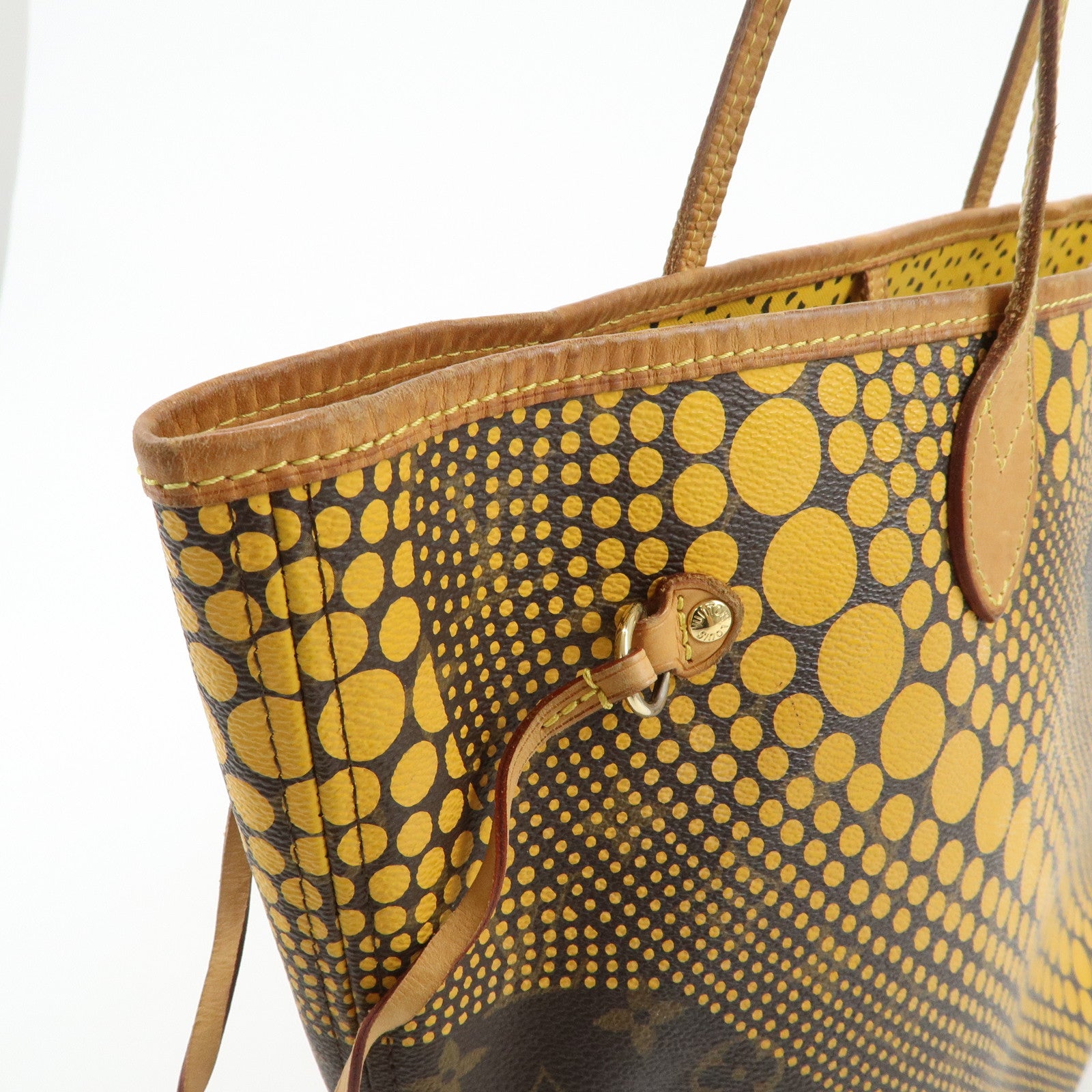 Louis Vuitton Yellow Pumpkin Dots Yayoi Kusama Neverfull MM M40685