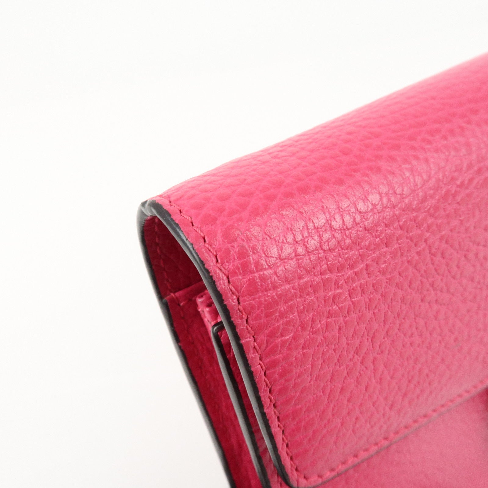 GUCCI Dionysus Leather Chain Shoulder Bag Pink 401231 Used