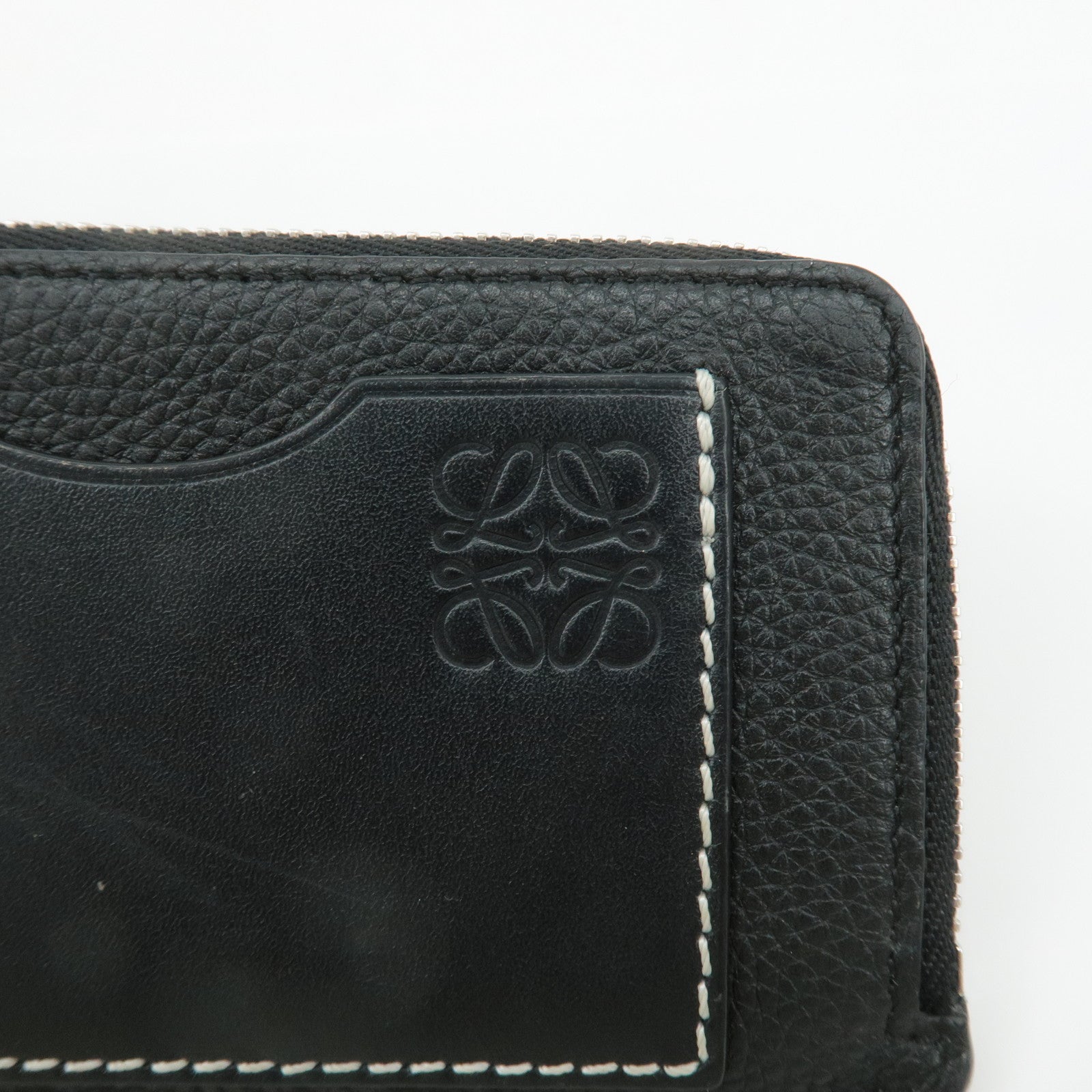 LOEWE Anagram Leather Fragment Case Card Holder