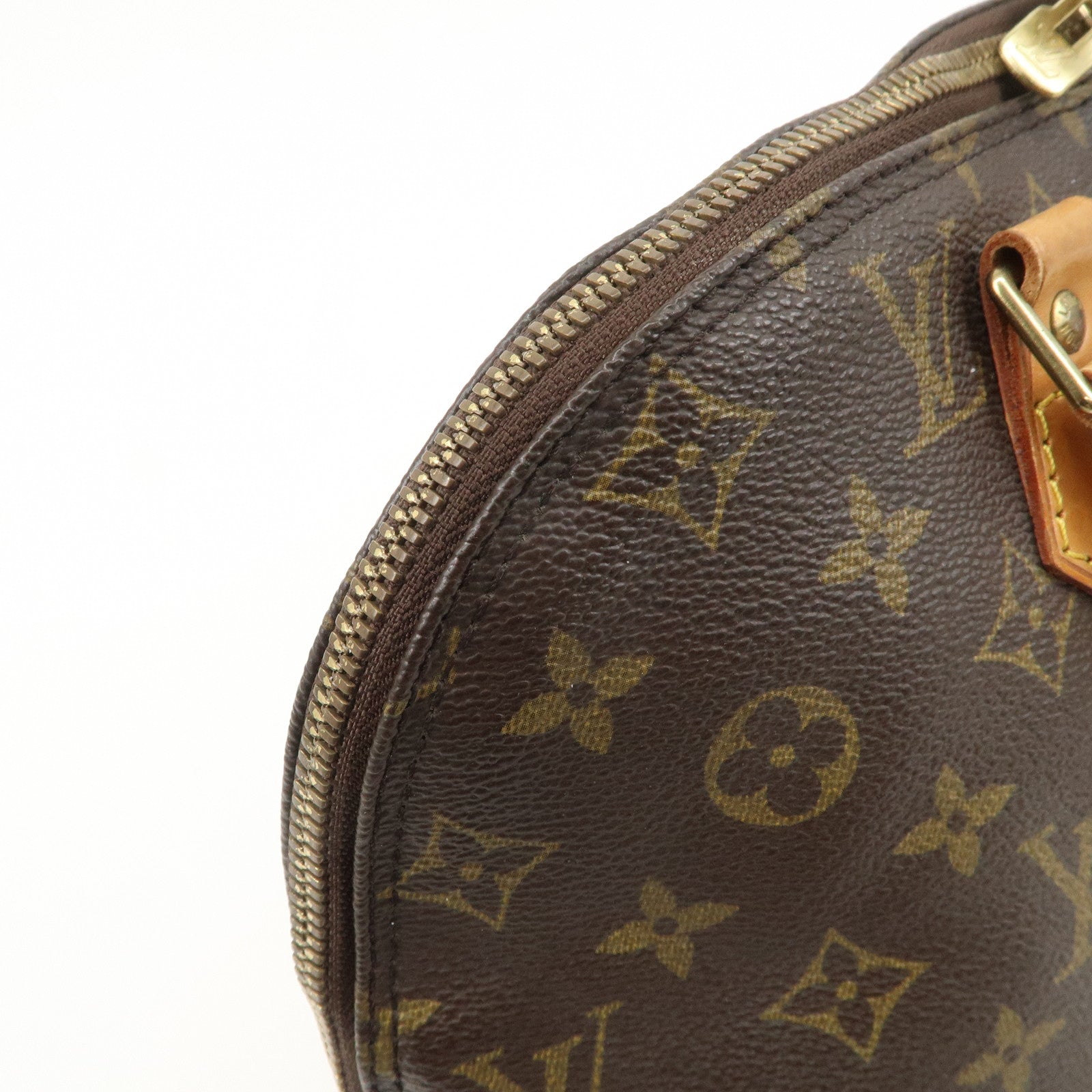 Louis Vuitton Monogram Alma Hand Bag Brown M51130 Used