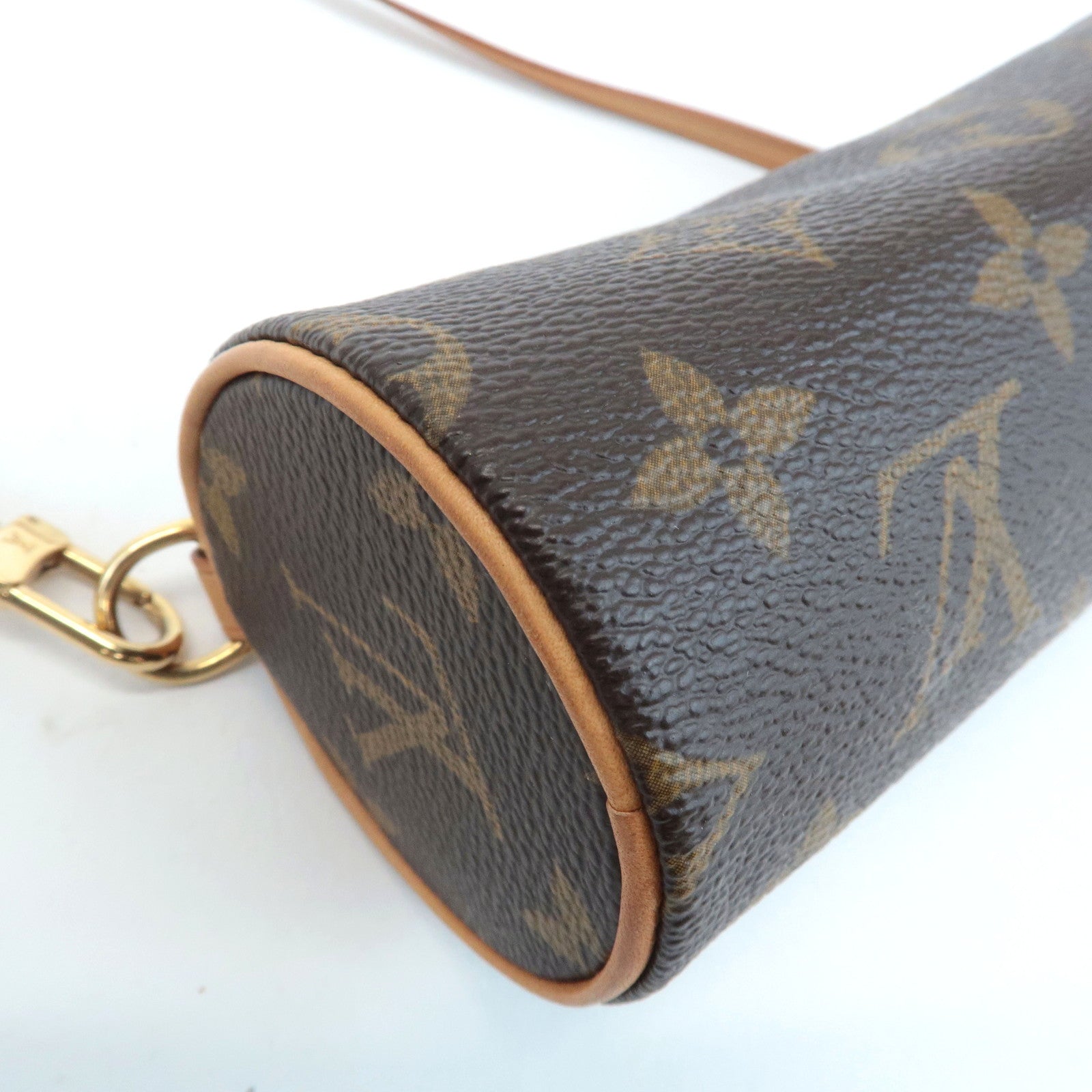 Louis Vuitton Monogram Mini Pouch for Papillon Bag Brown