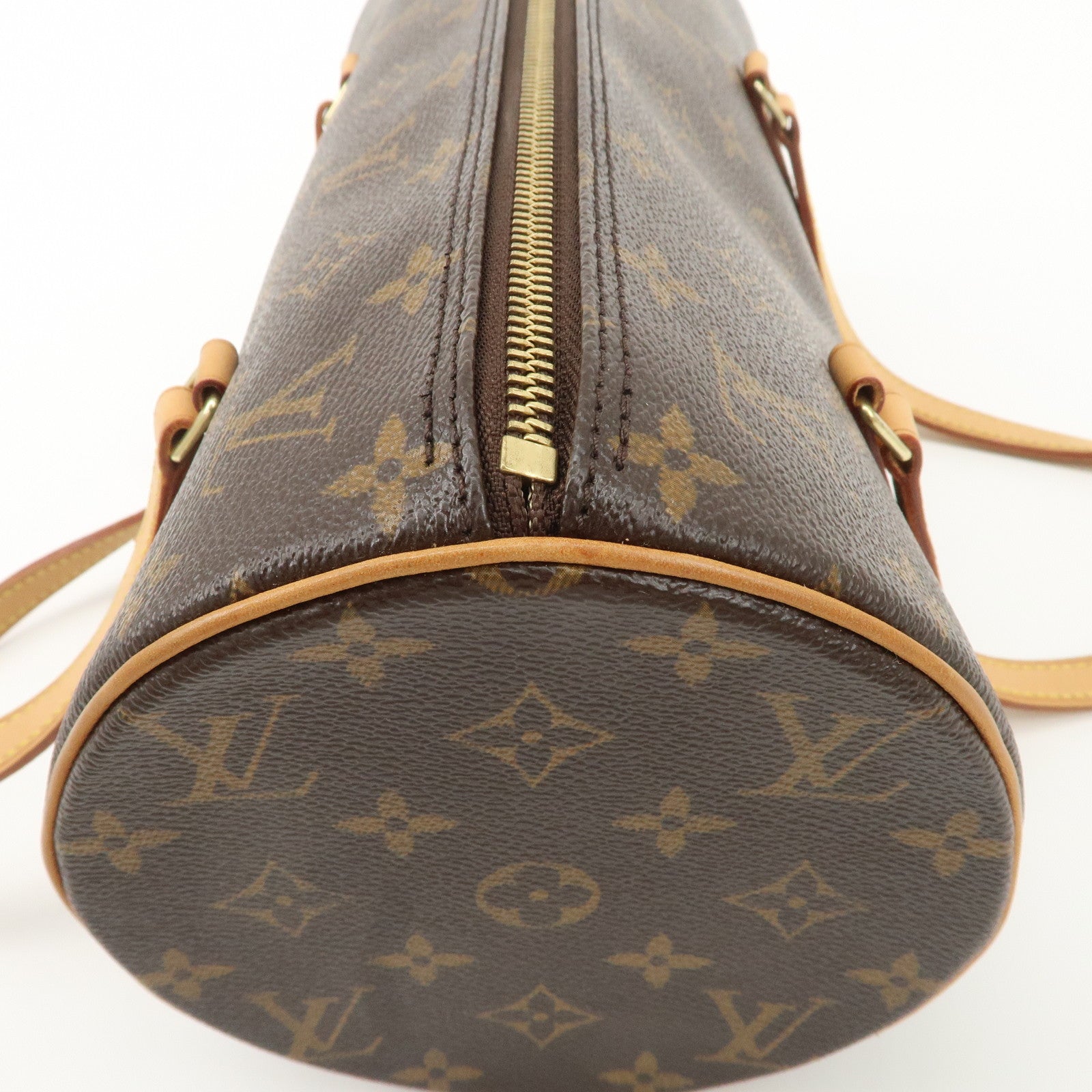 Louis Vuitton Monogram Papillon 30 Hand Bag Brown M51385 Used