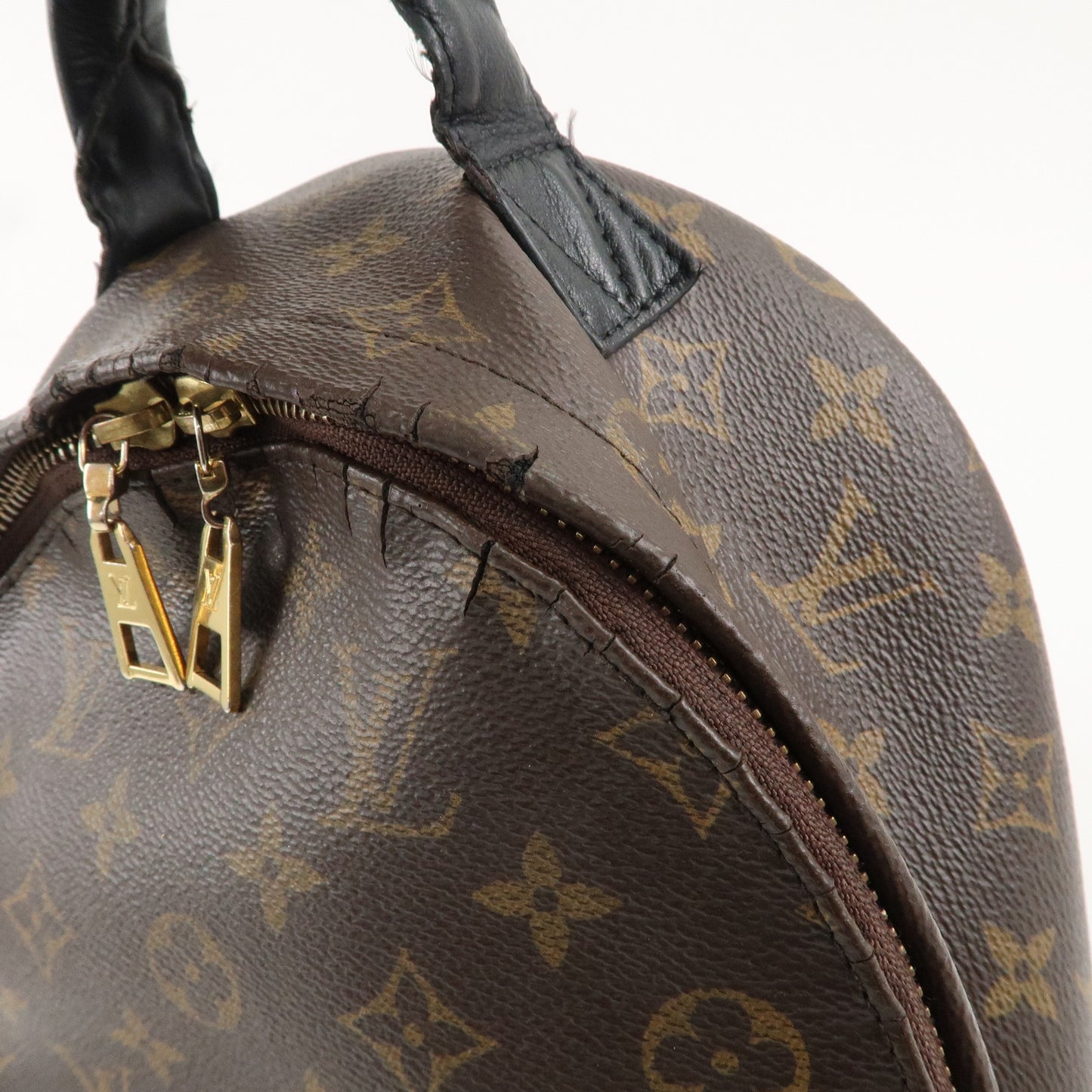 Louis Vuitton Monogram Palm Springs Back Pack PM Brown M44871