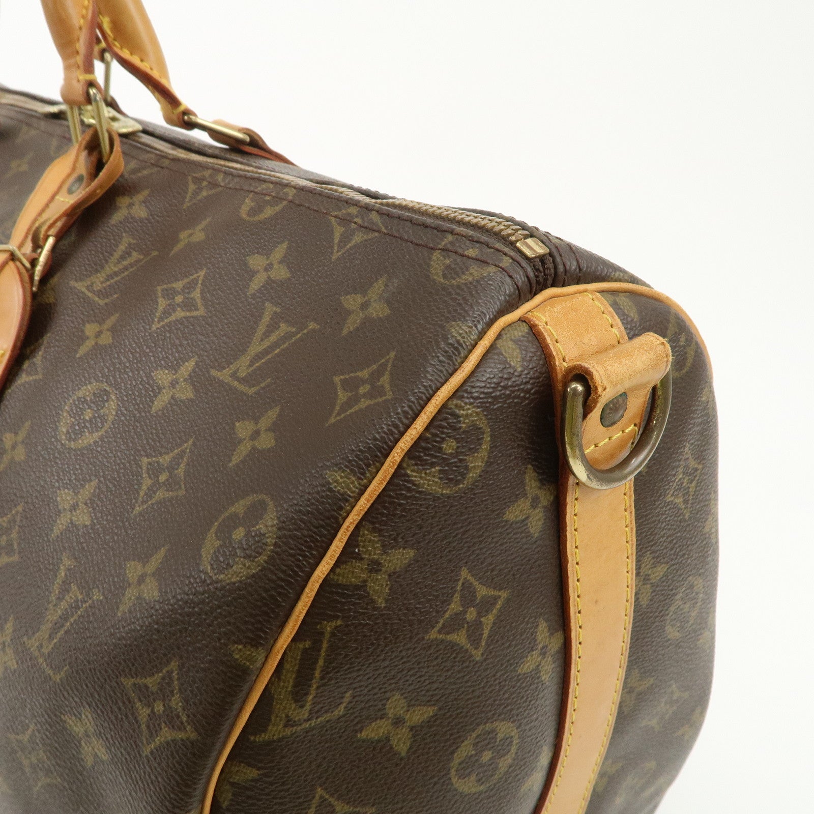 Louis Vuitton Monogram Keep All Bandouliere 50 Boston Bag M41416