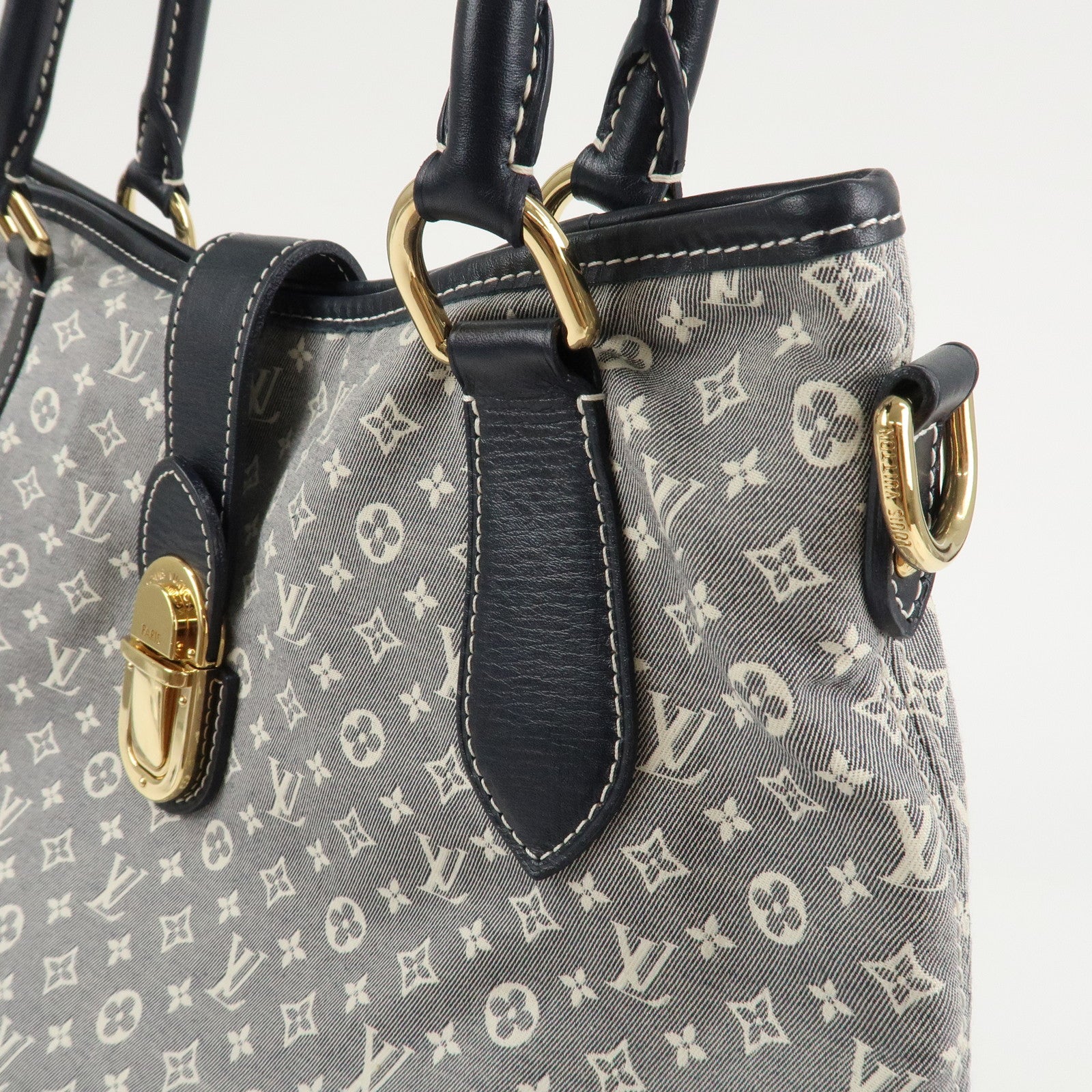 Louis Vuitton Monogram Idylle Elegie Tote Bag Encre Blue M56697 Used