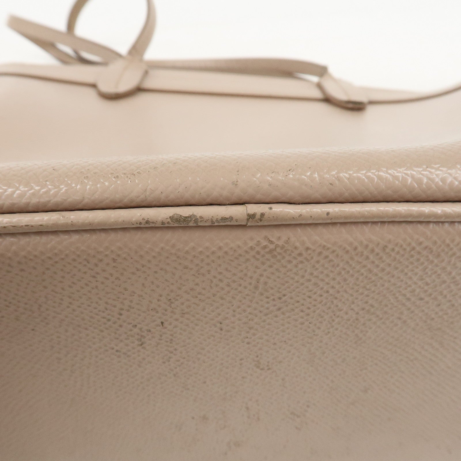 Ferragamo Leather Tote Bag Pink Beige AU-21/1082