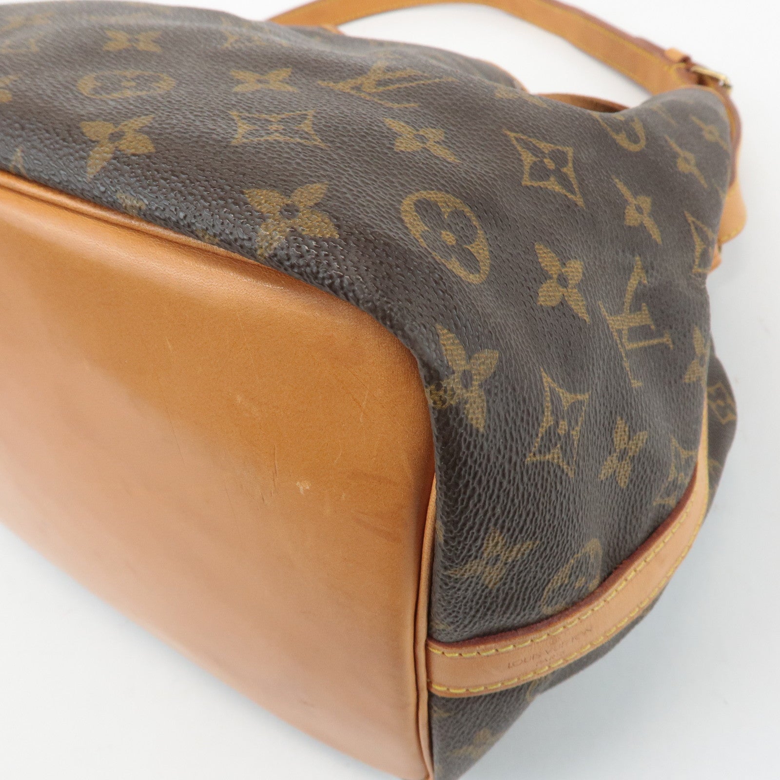 Louis Vuitton Monogram Petit Noe Shoulder Bag Brown M42226 Used