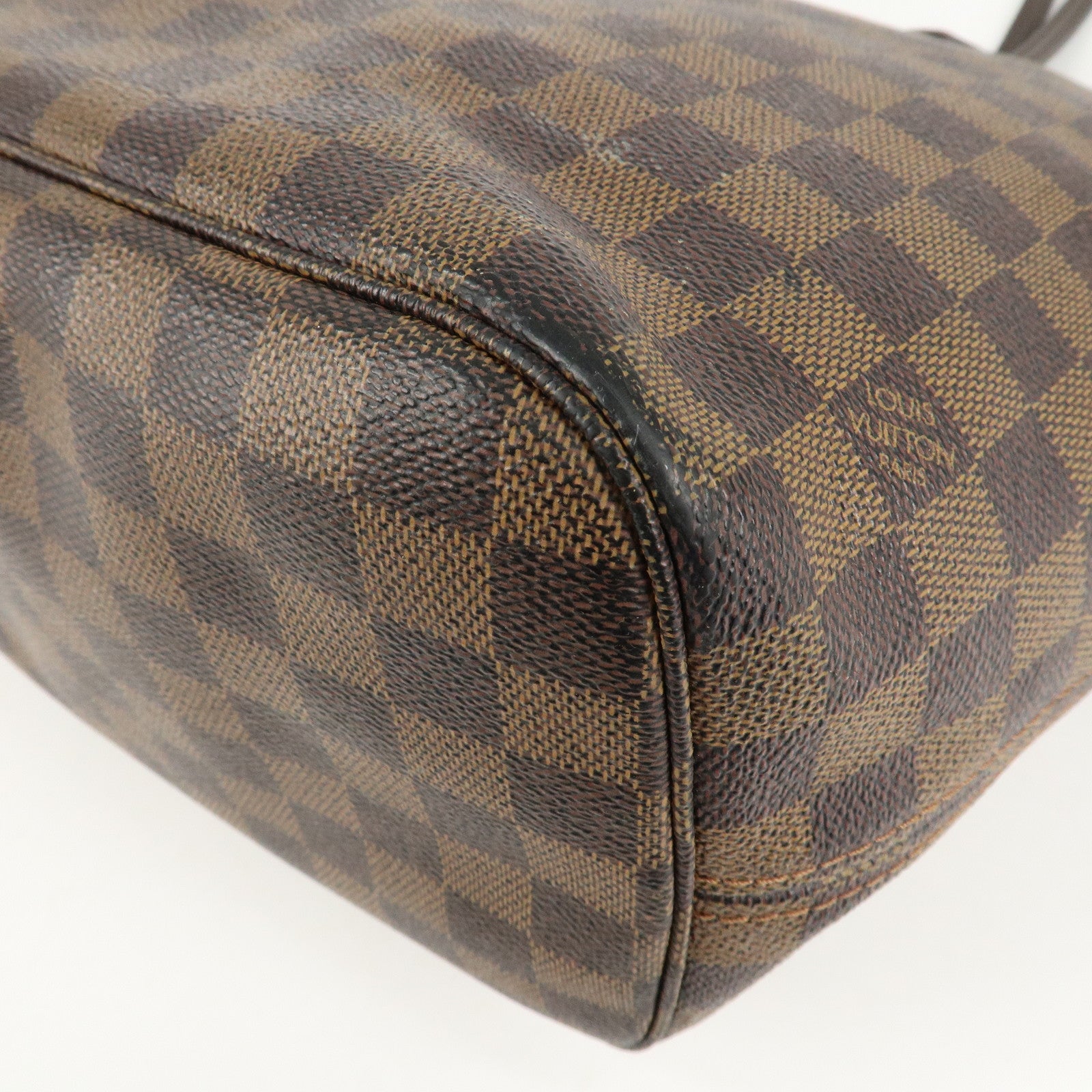 Louis Vuitton Damier Neverfull MM Tote Bag Damier Ebene N51105