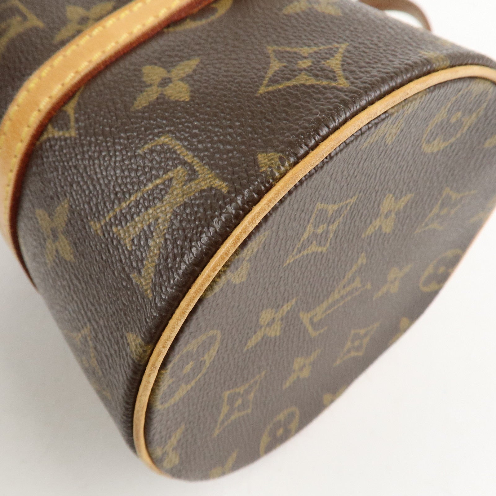 Louis Vuitton Monogram Papillon 26 Hand Bag Brown M51386