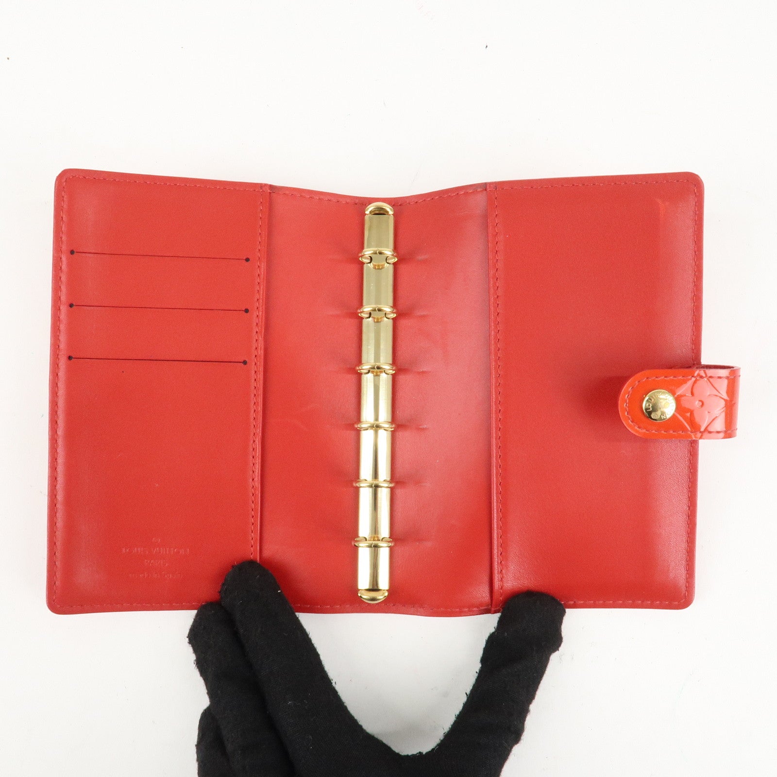 Louis Vuitton Monogram Vernis Agenda PM Planner Cover R21003 Used