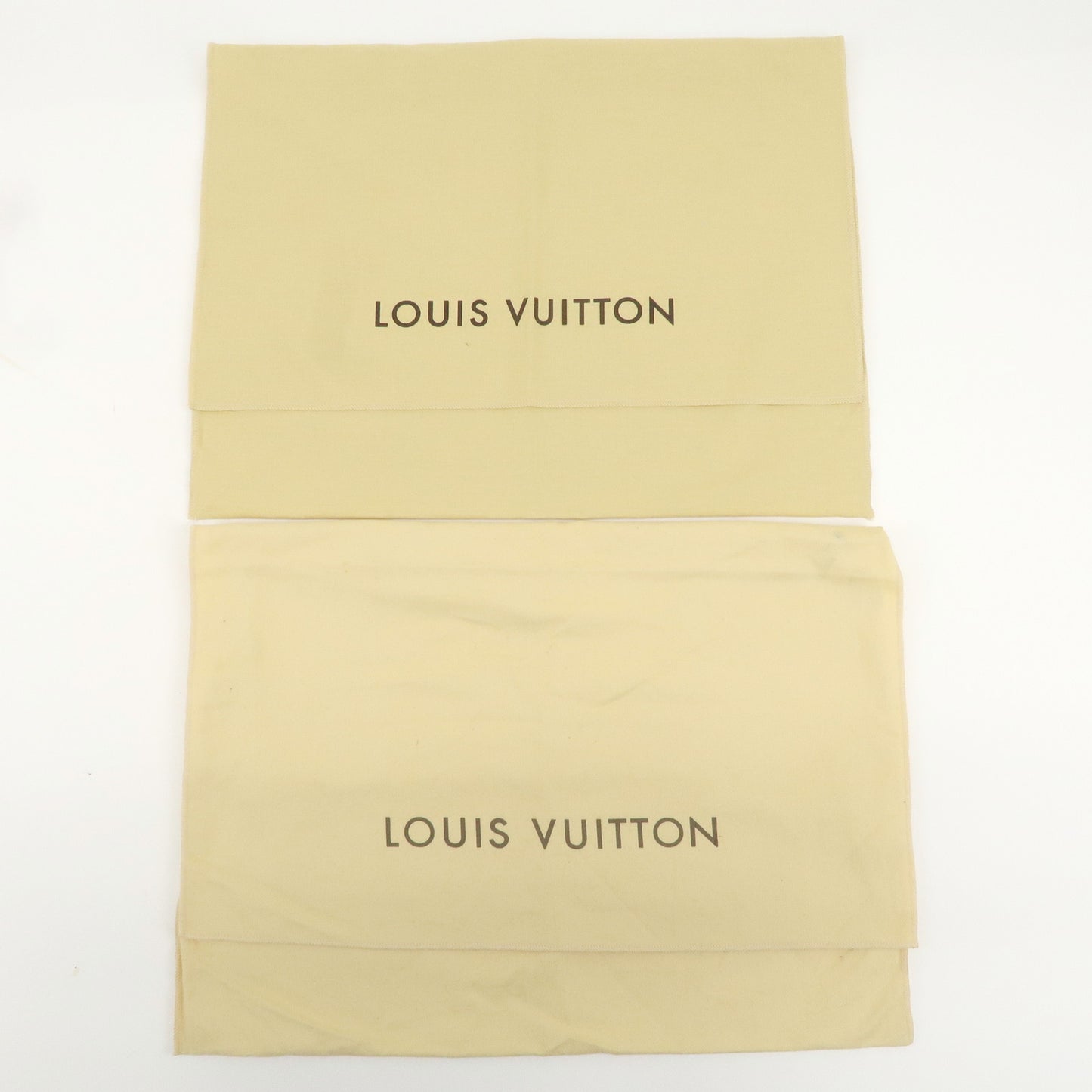 Louis Vuitton Set of 10 Dust bag Flap Type Beige