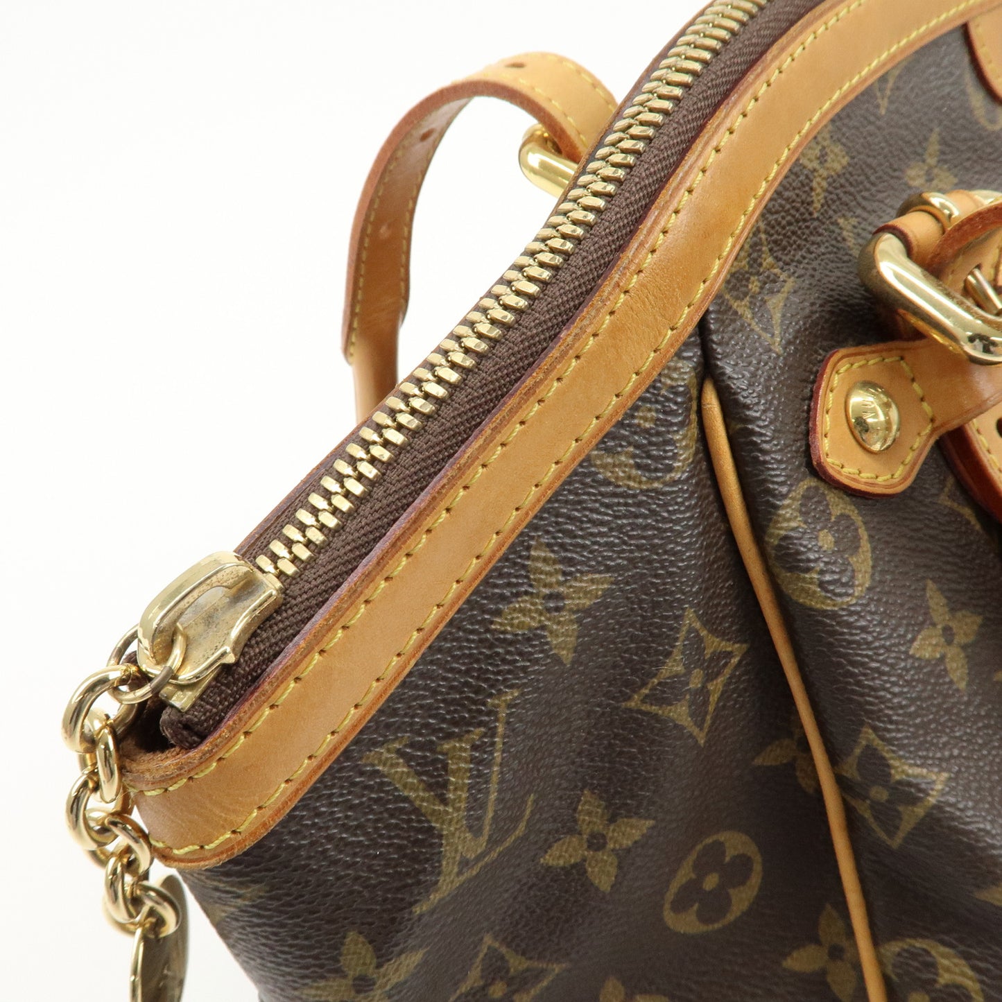 Louis Vuitton Monogram Tivoli GM Shoulder Bag Brown M40144