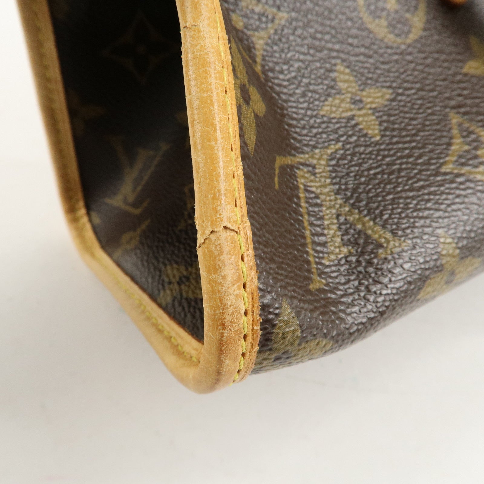 Louis Vuitton Monogram Popincourt Hand Bag Brown M40009