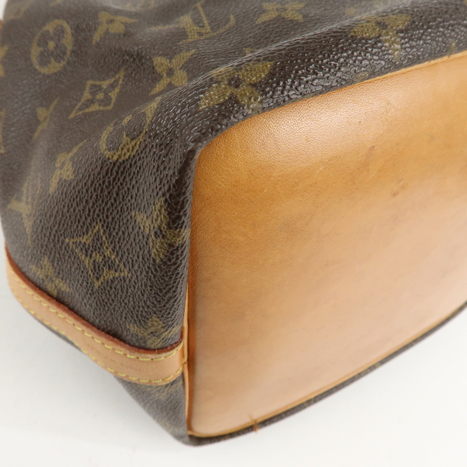 Louis Vuitton Monogram Petit Noe Shoulder Bag Brown M42226