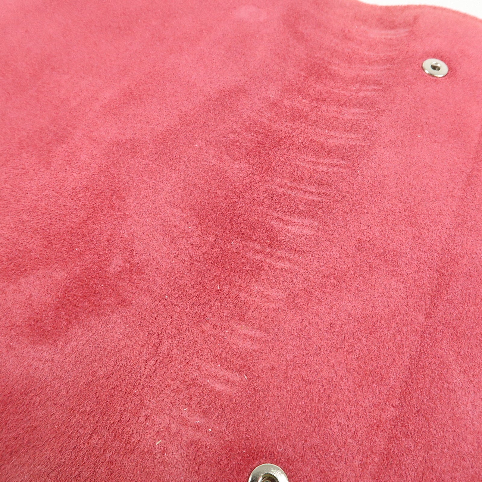 HERMES Togo Leather Ulysse MM □N Stamped Notebook Cover Ruby Used